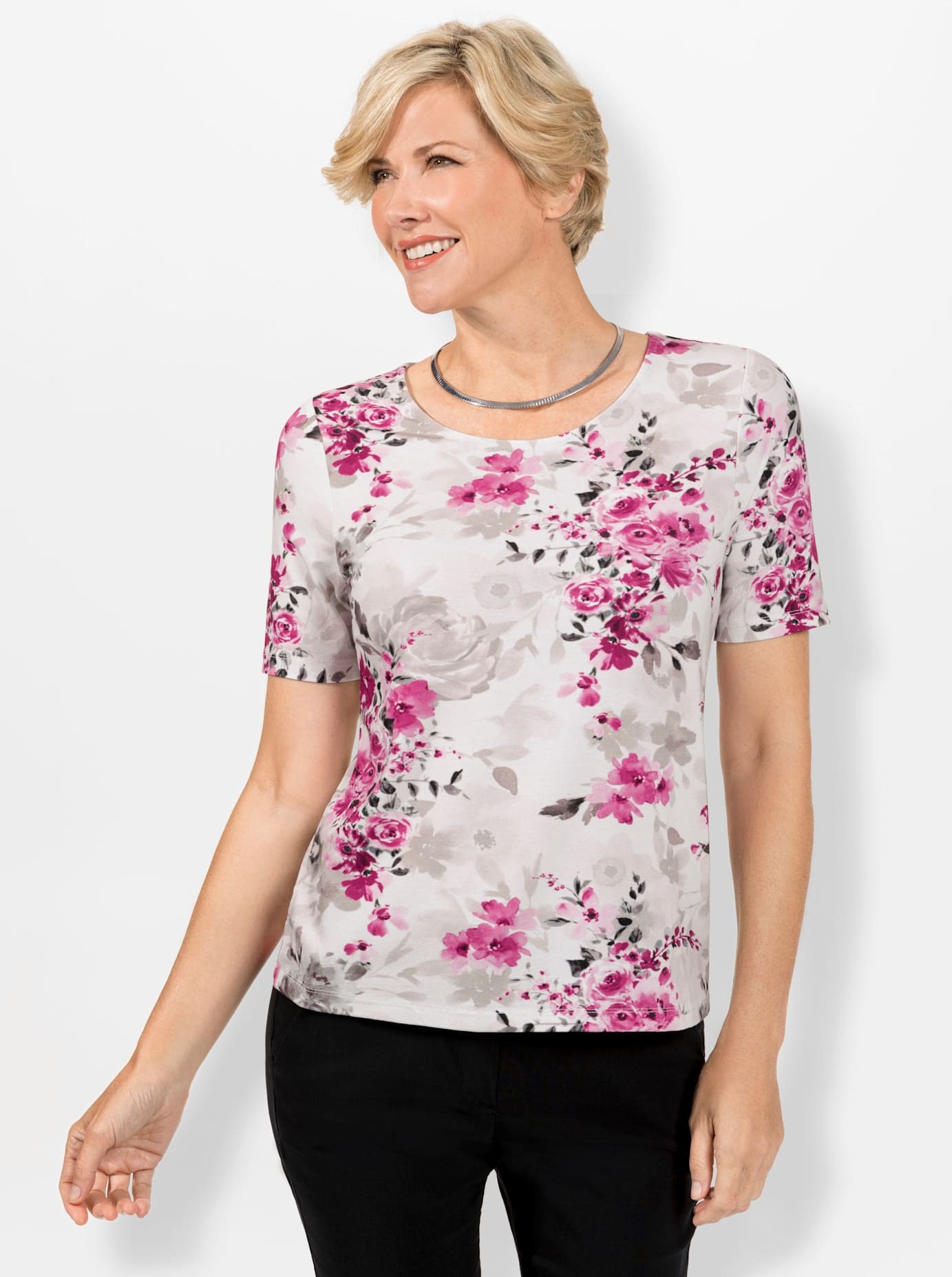 Lady Kurzarmshirt »Shirt«, (1 tlg.)