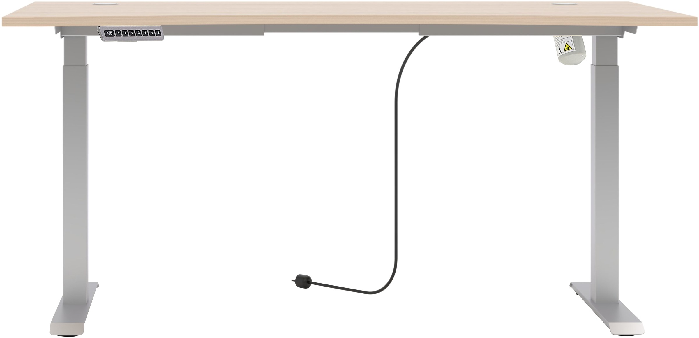 Innostyle Schreibtisch »Schreibtisch Santorin, 160/72/77 cm ( B/H/T)« 1 Stk. tlg. mit Motor zur Höhenverstellung (72-120 cm) mit Memory-Funktion