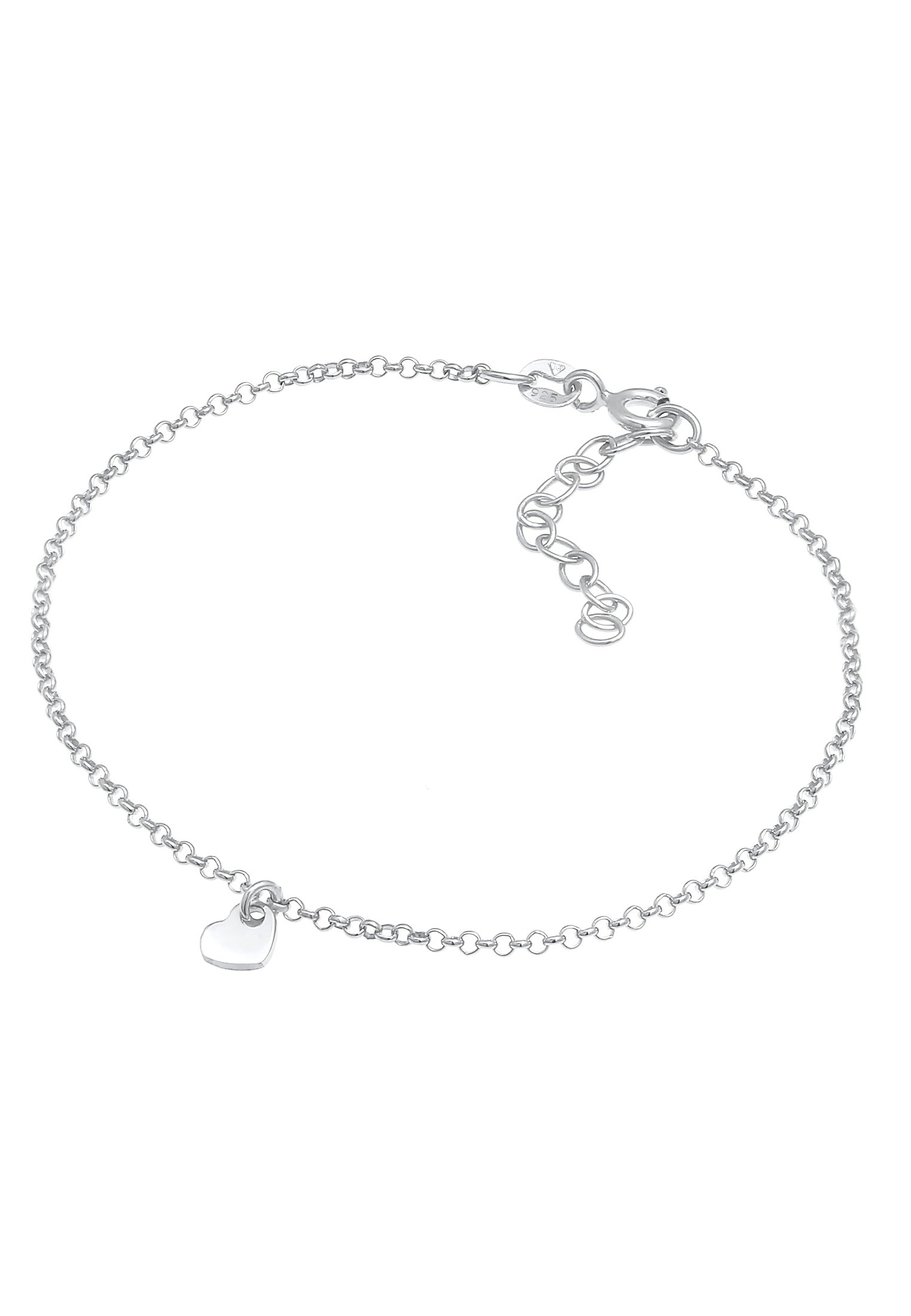 Elli Armkette »Armband Herz Liebe Romantik Erbskette 925 Silber«