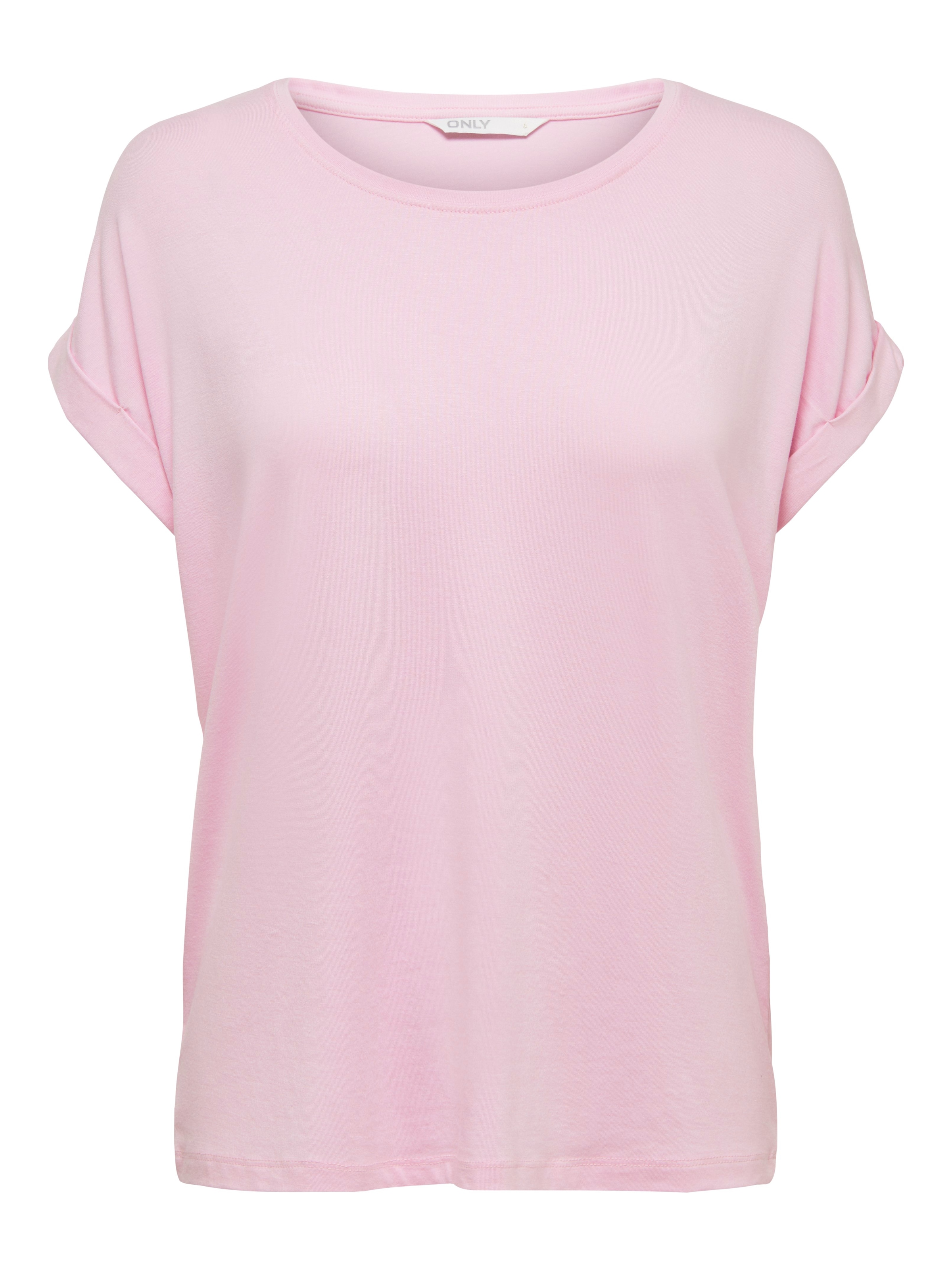 ONLY T-Shirt »ONLMOSTER S/S O-NECK TOP NOOS JRS«, mit Aufschlag am Arm