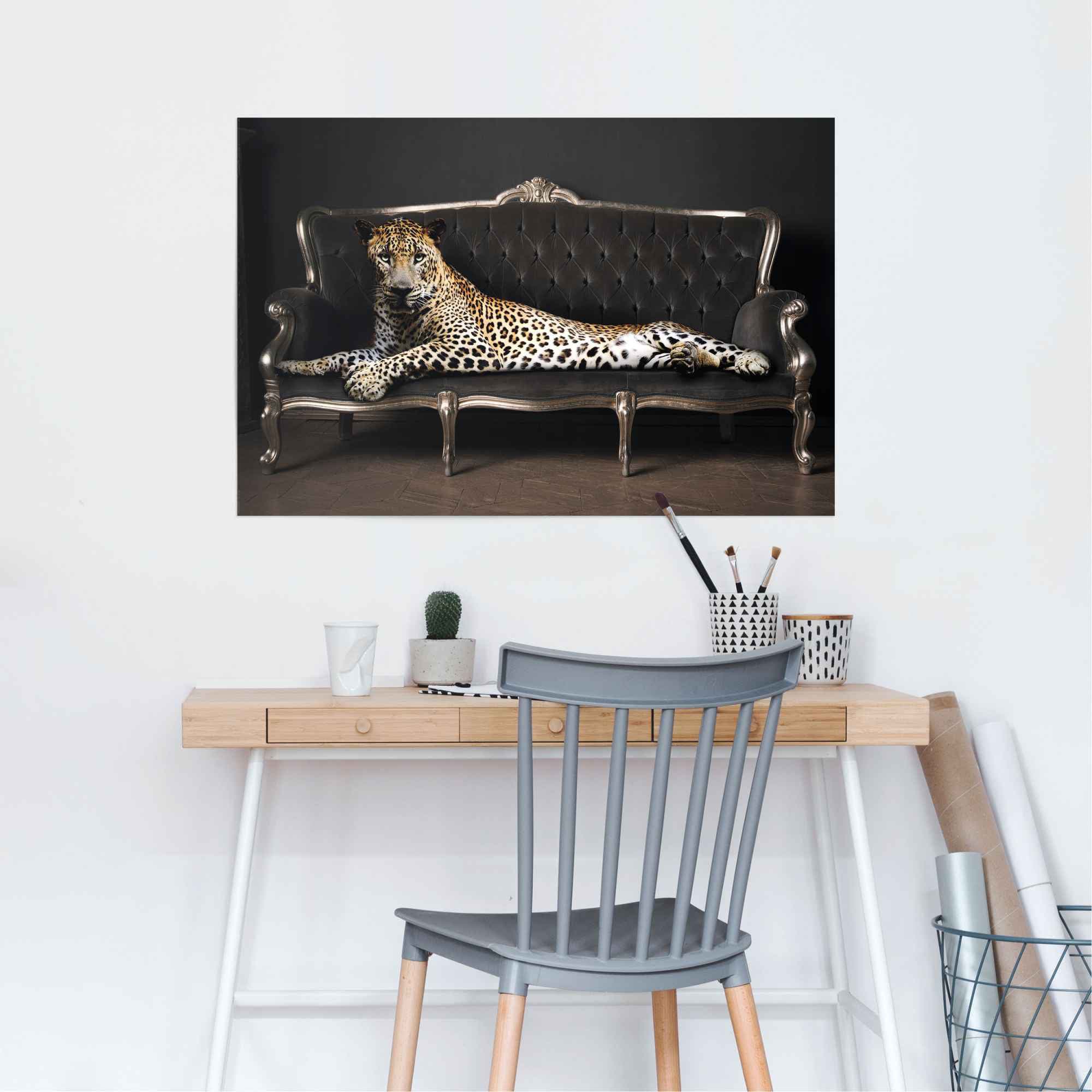 Reinders! Poster »Leopard Chic Luxus bei St.) Relax«, - - Liegend (1 OTTO - Panther