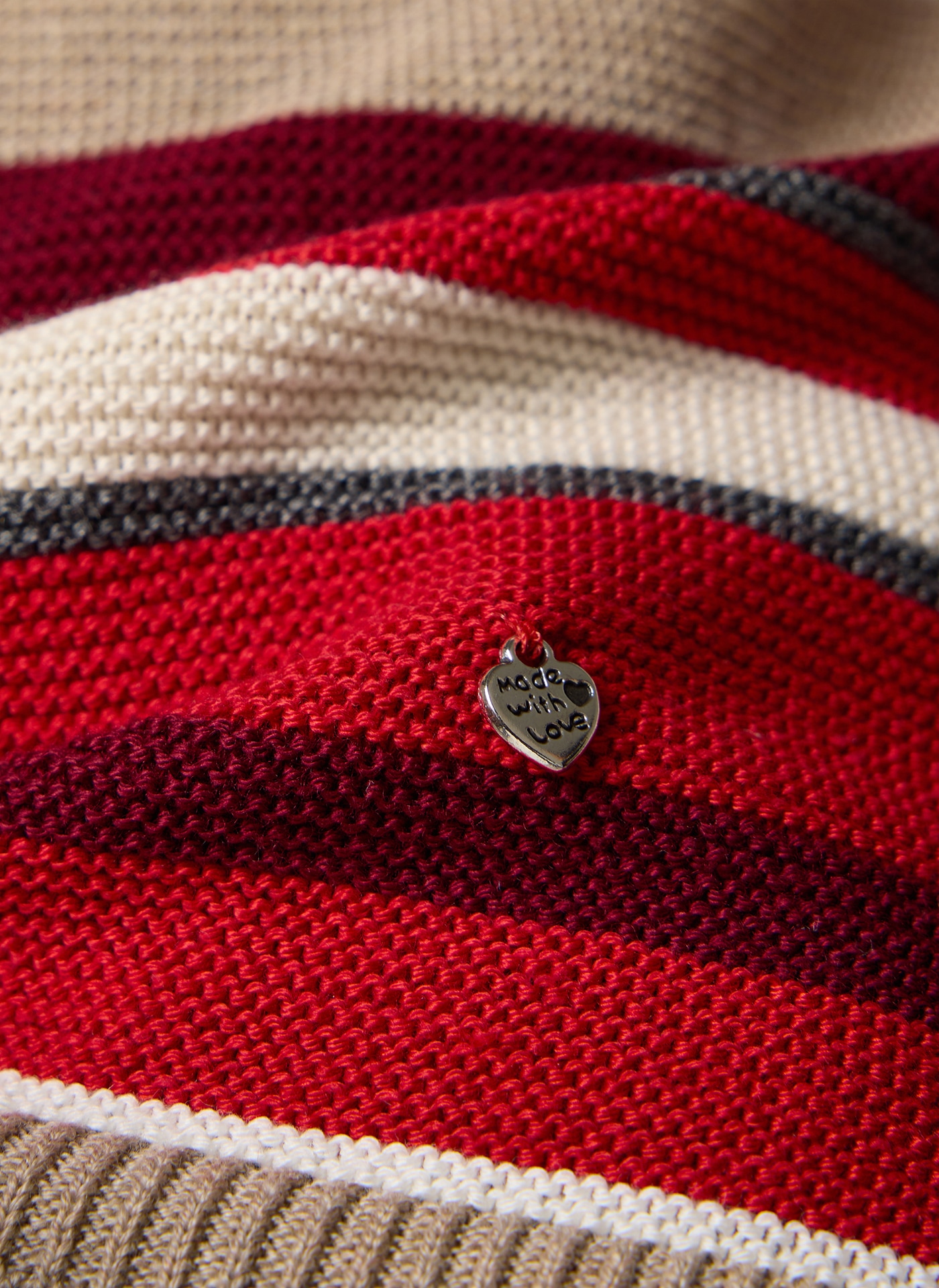 Rabe Strickpullover im Streifen-Look