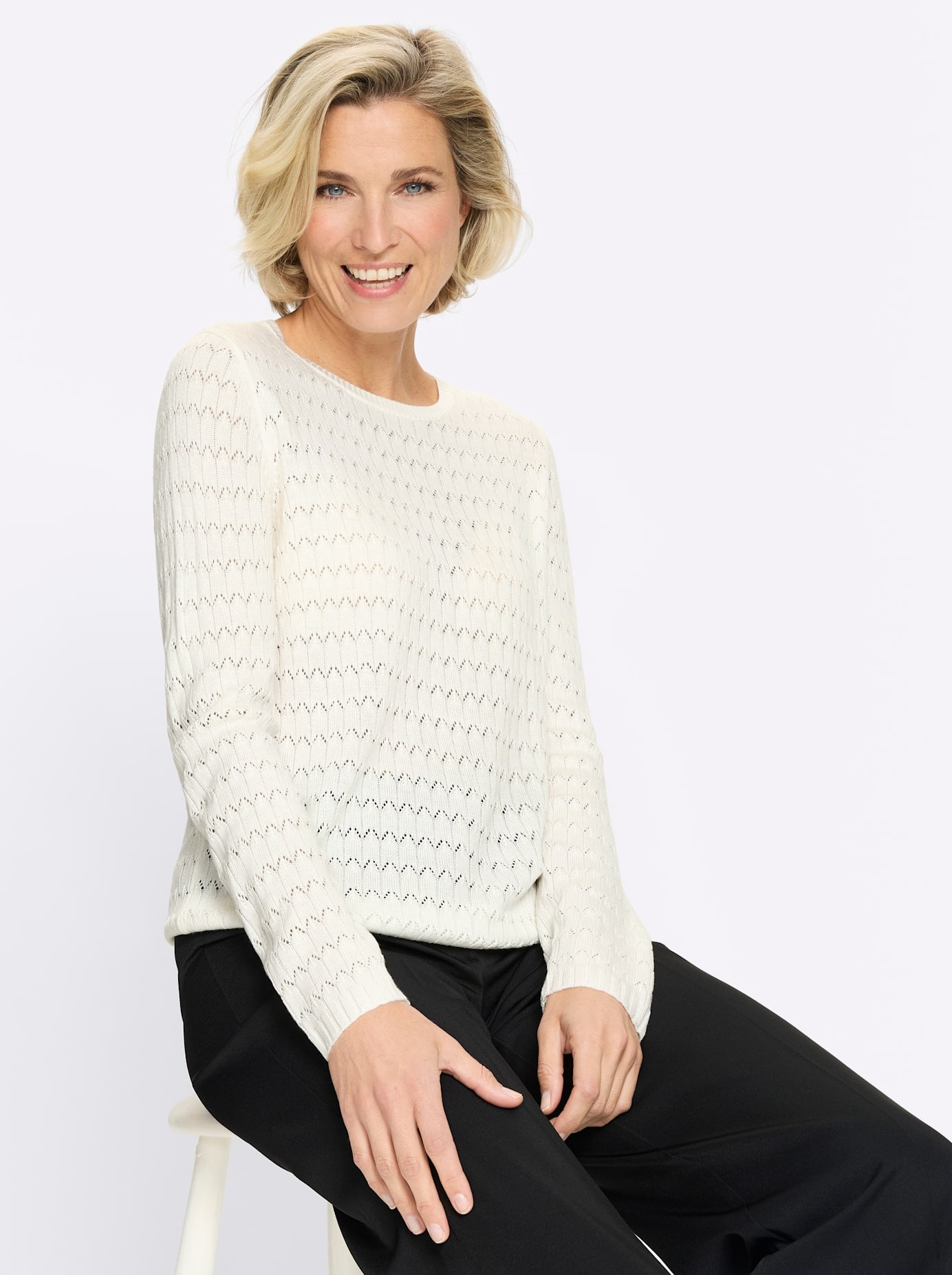 Classic Basics Strickpullover »Rundhals-Pullover«