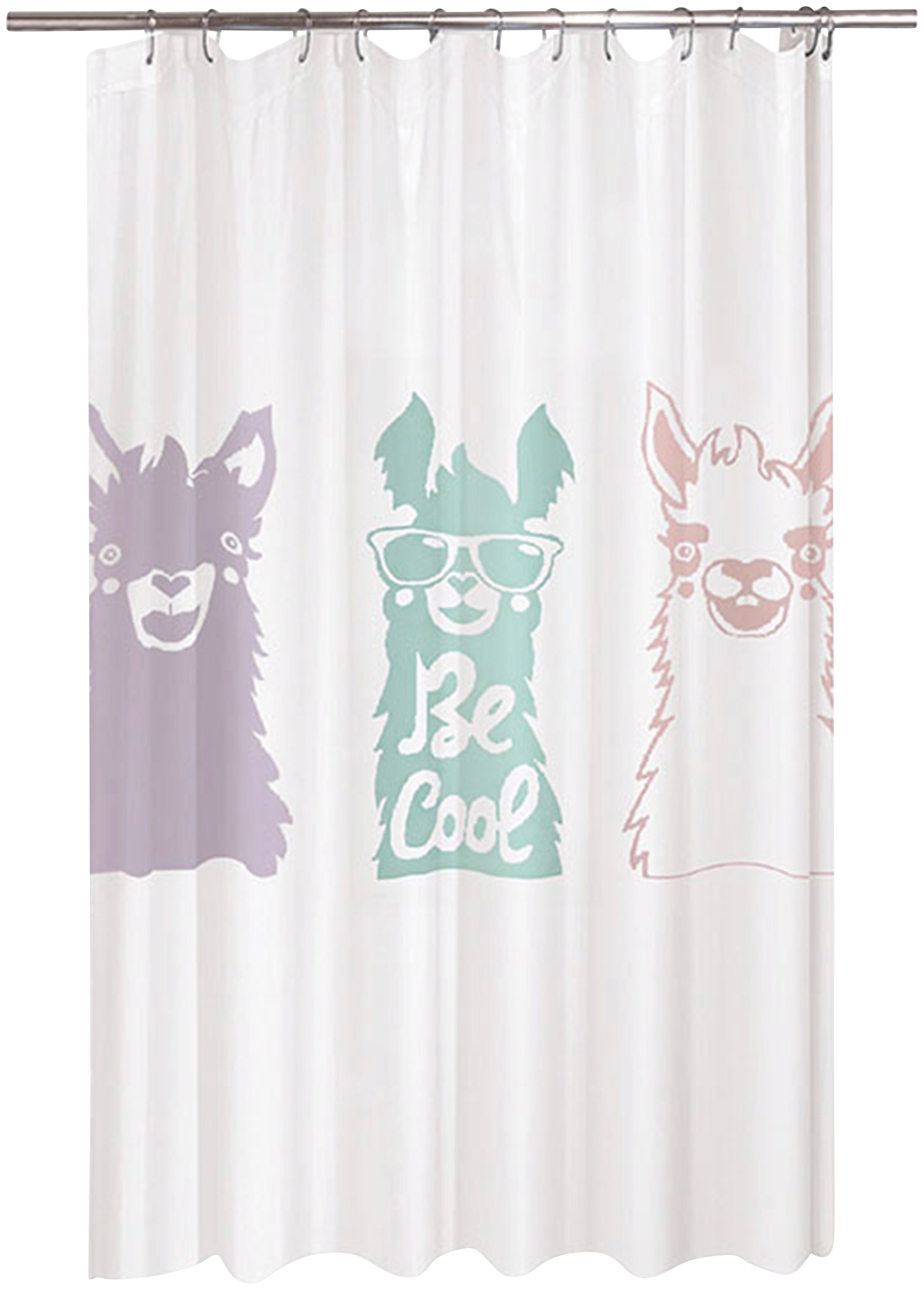 SEE∙MANN∙GARN Duschvorhang »Lama«, Breite 180 cm, Höhe 200 cm