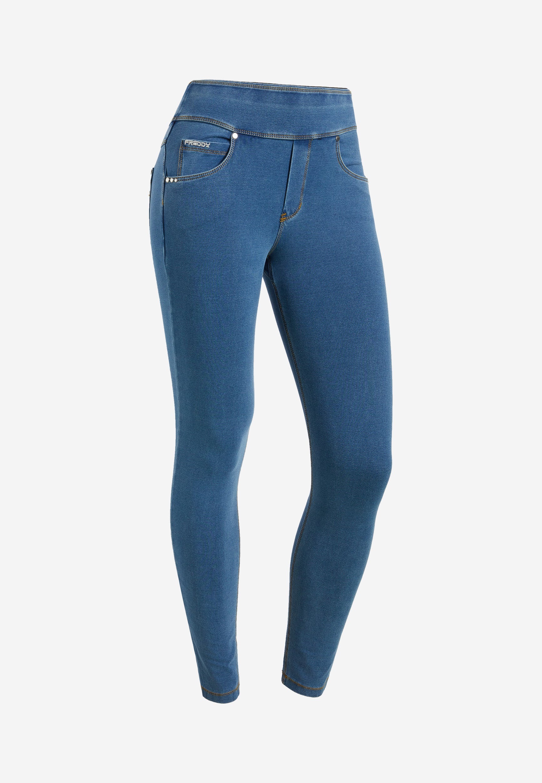 Freddy »NOW SKINNY  YOGA«  mit Lifting & Shaping Effekt und Umschlagbund