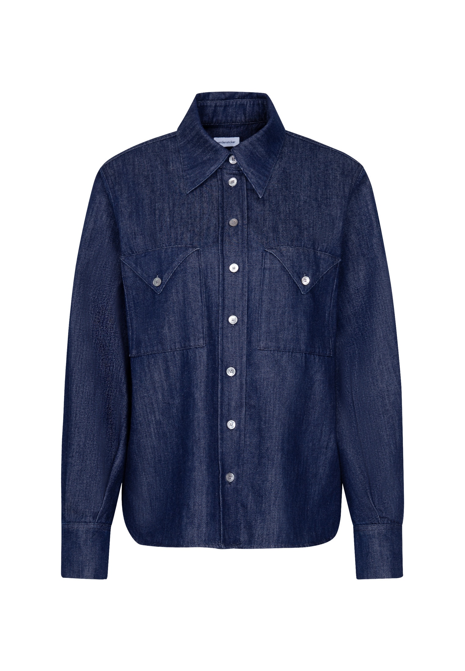 seidensticker Hemdbluse 1/1 Kragen Denim