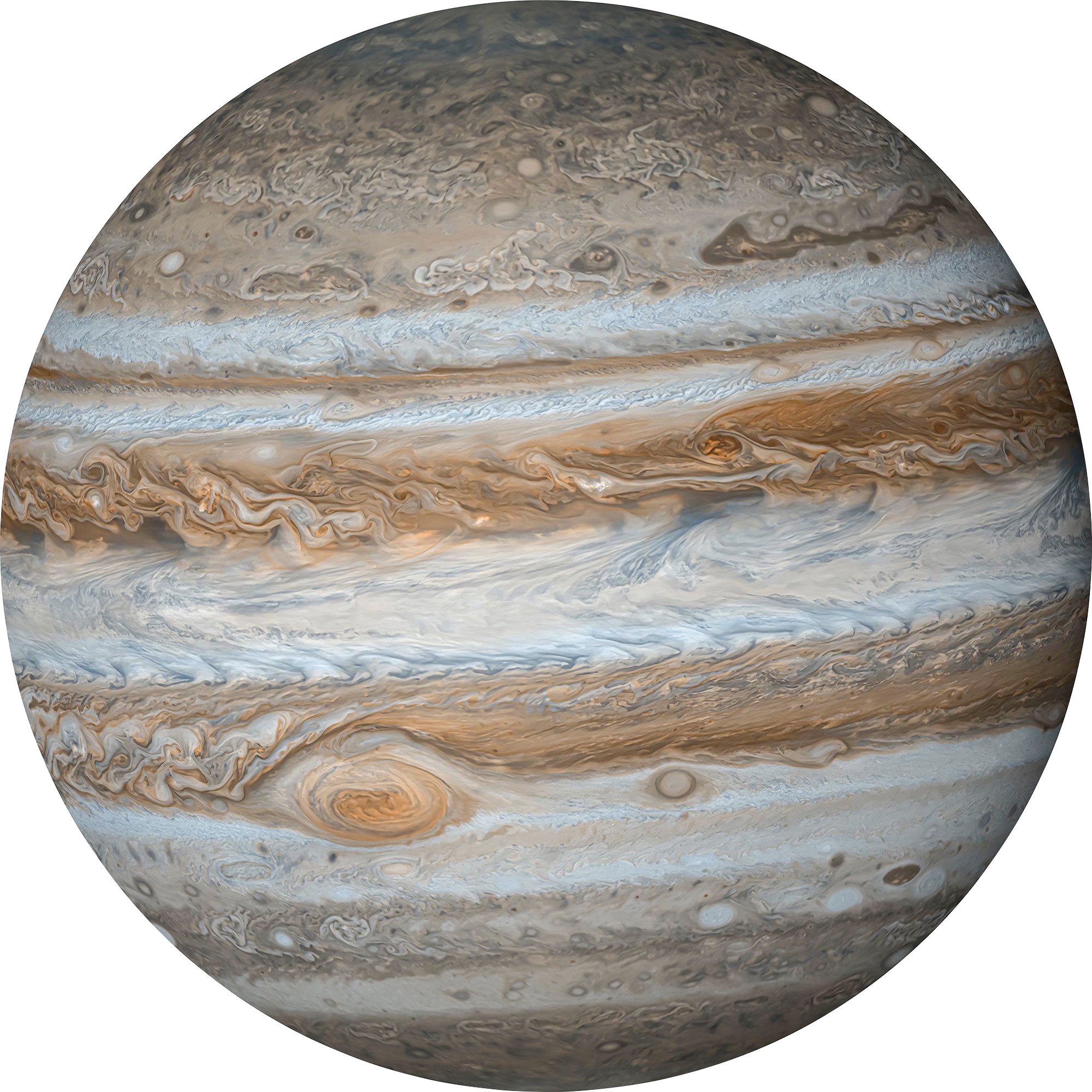 Vliestapete »Jupiter«, 125x125 cm (Breite x Höhe), rund und selbstklebend