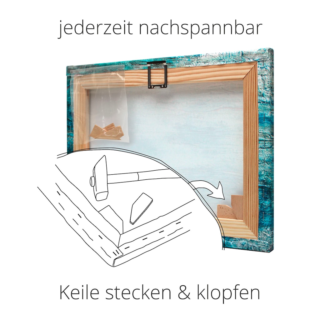 Artland Wandbild »Stilleben mit Anemonen und blauem Buch«, Arrangements, (1 St.)