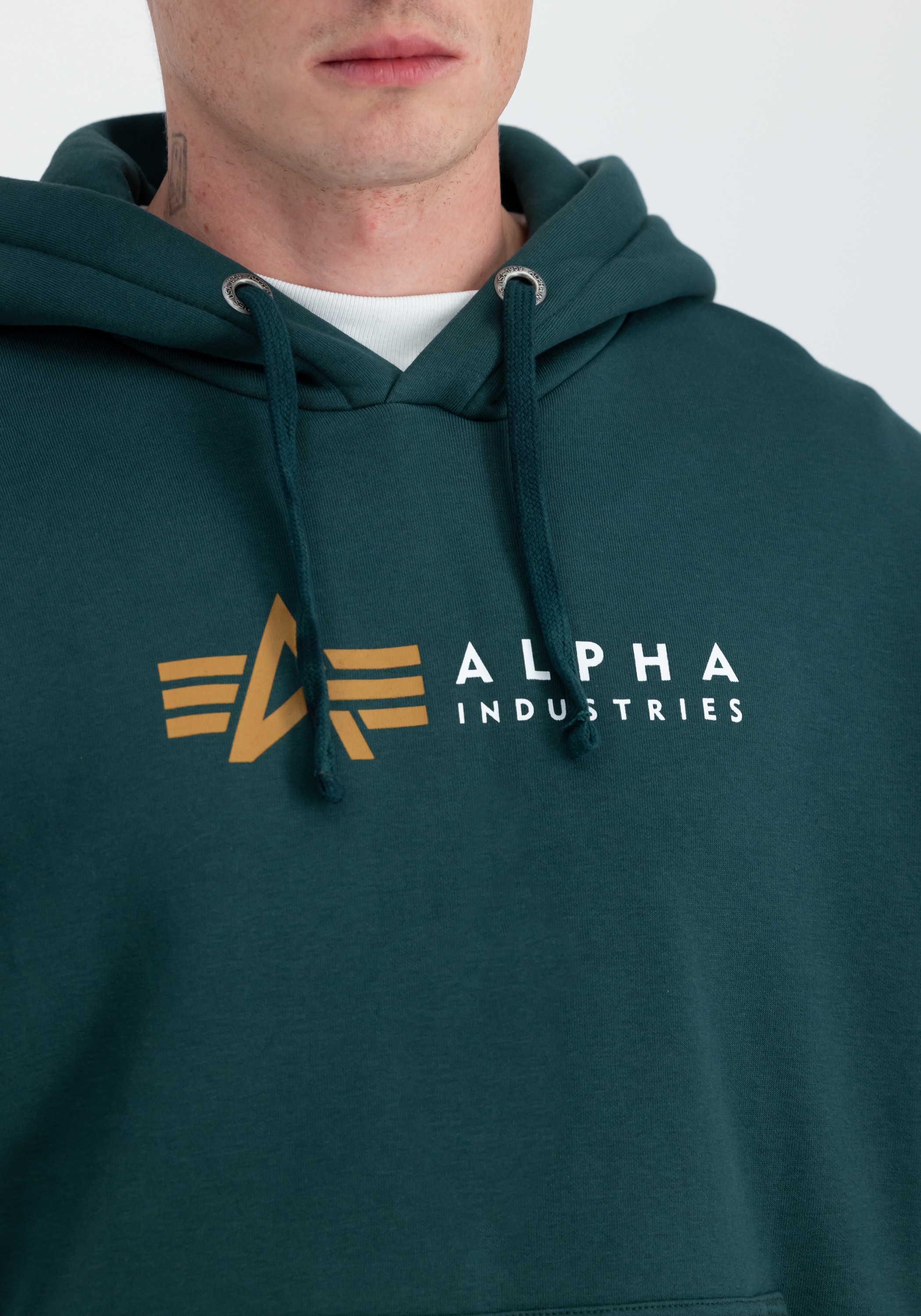 Alpha Industries Hoodie »Alpha Label Hoodie Kapuzensweatshirt«