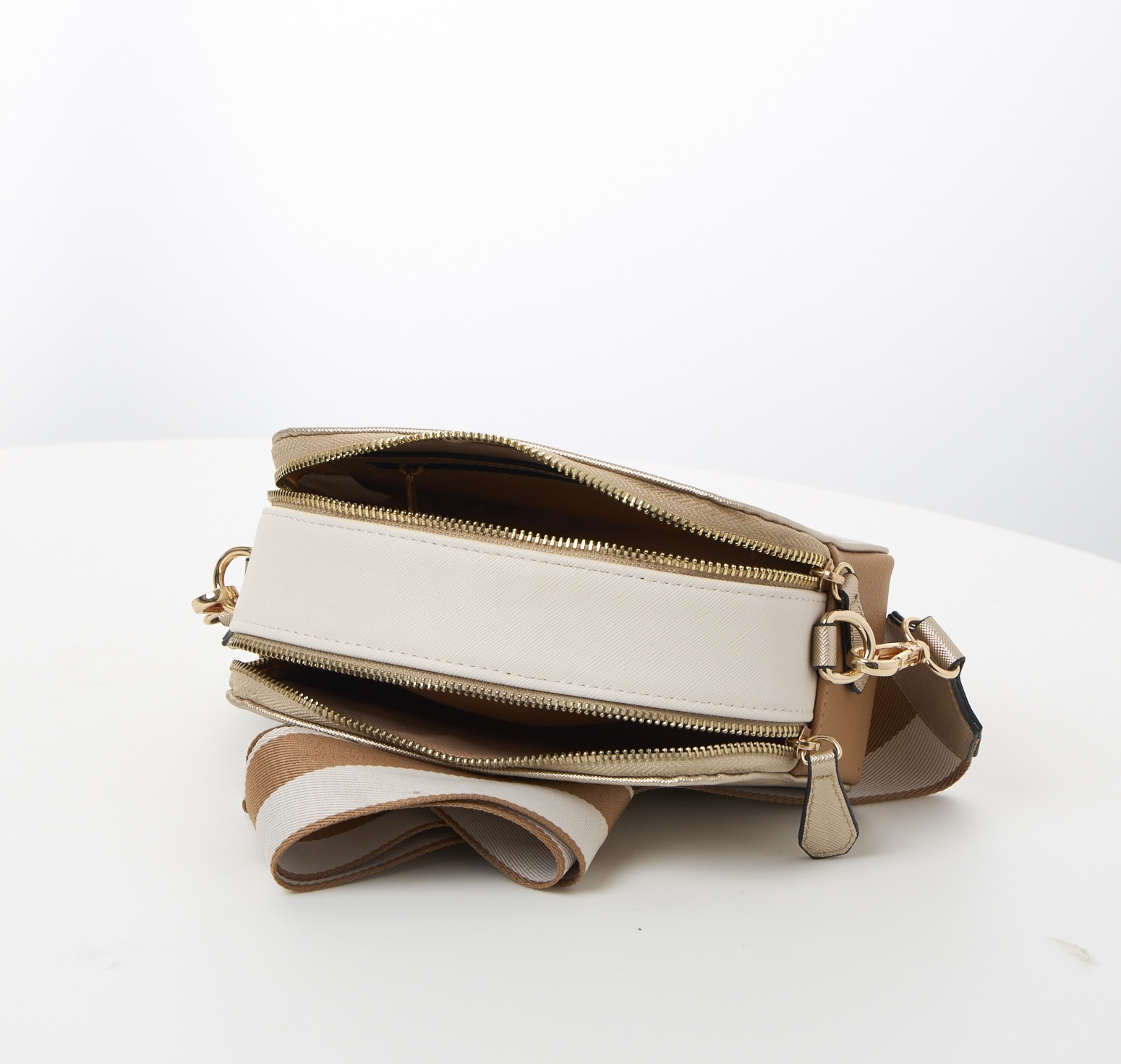 MARCO TOZZI Umhängetasche, Damen Henkeltasche, Schultertasche mit zwei Reißverschlussfächer
