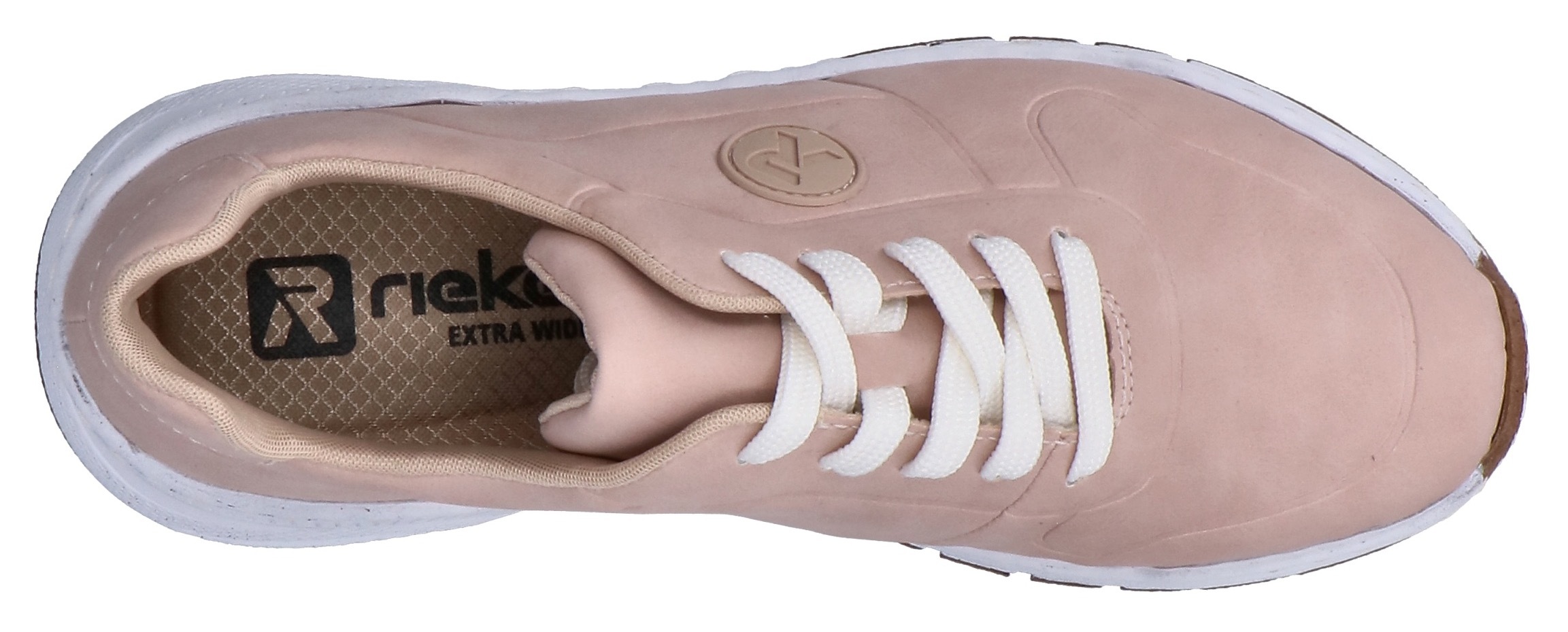 Rieker Sneaker  mit MemoSoft-Innensohle, Freizeitschuh, Halbschuh, Schnürschuh