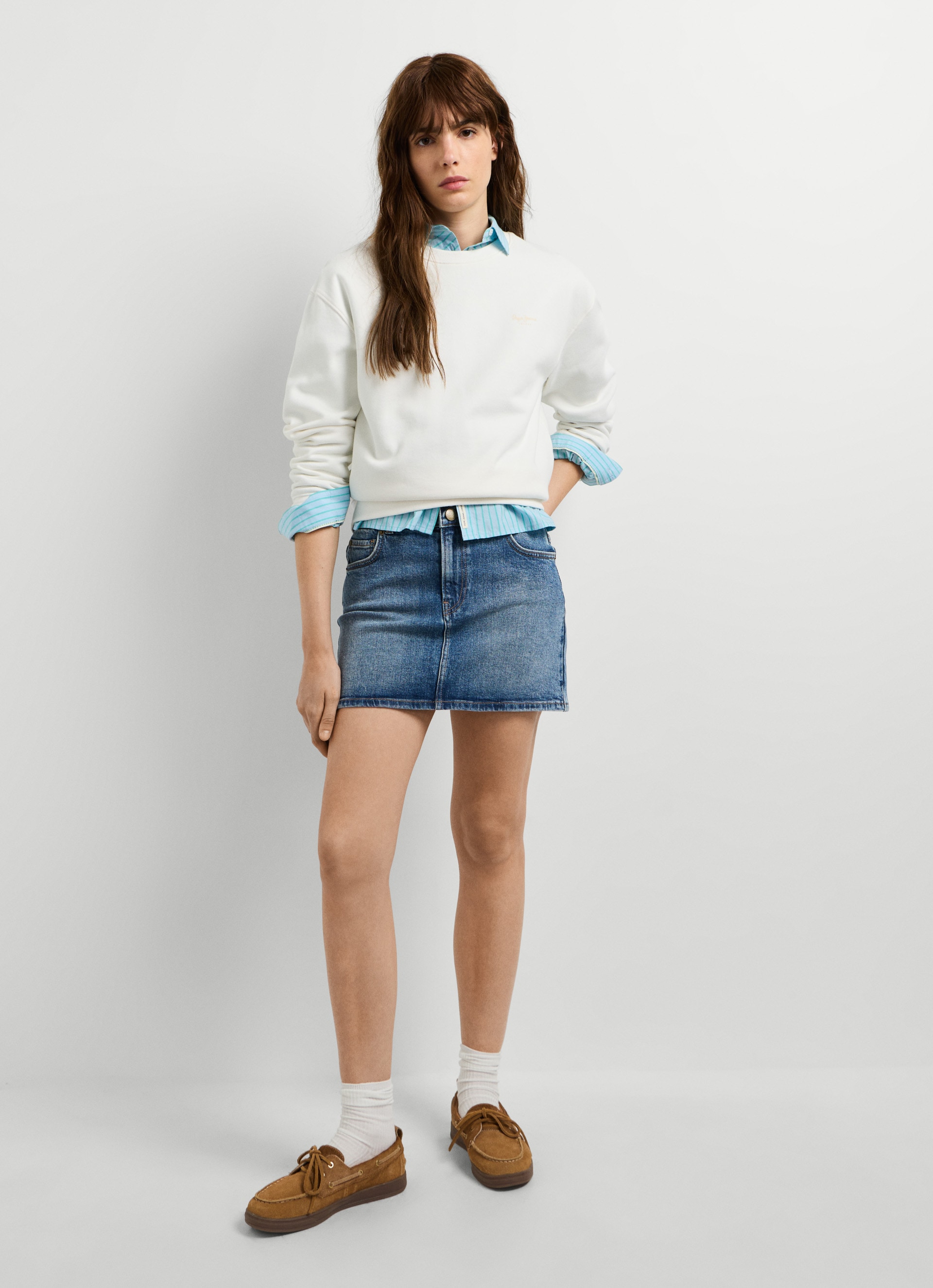 Pepe Jeans Sweatshirt »BALU«, Baumwoll-Mix mit Rundausschnitt
