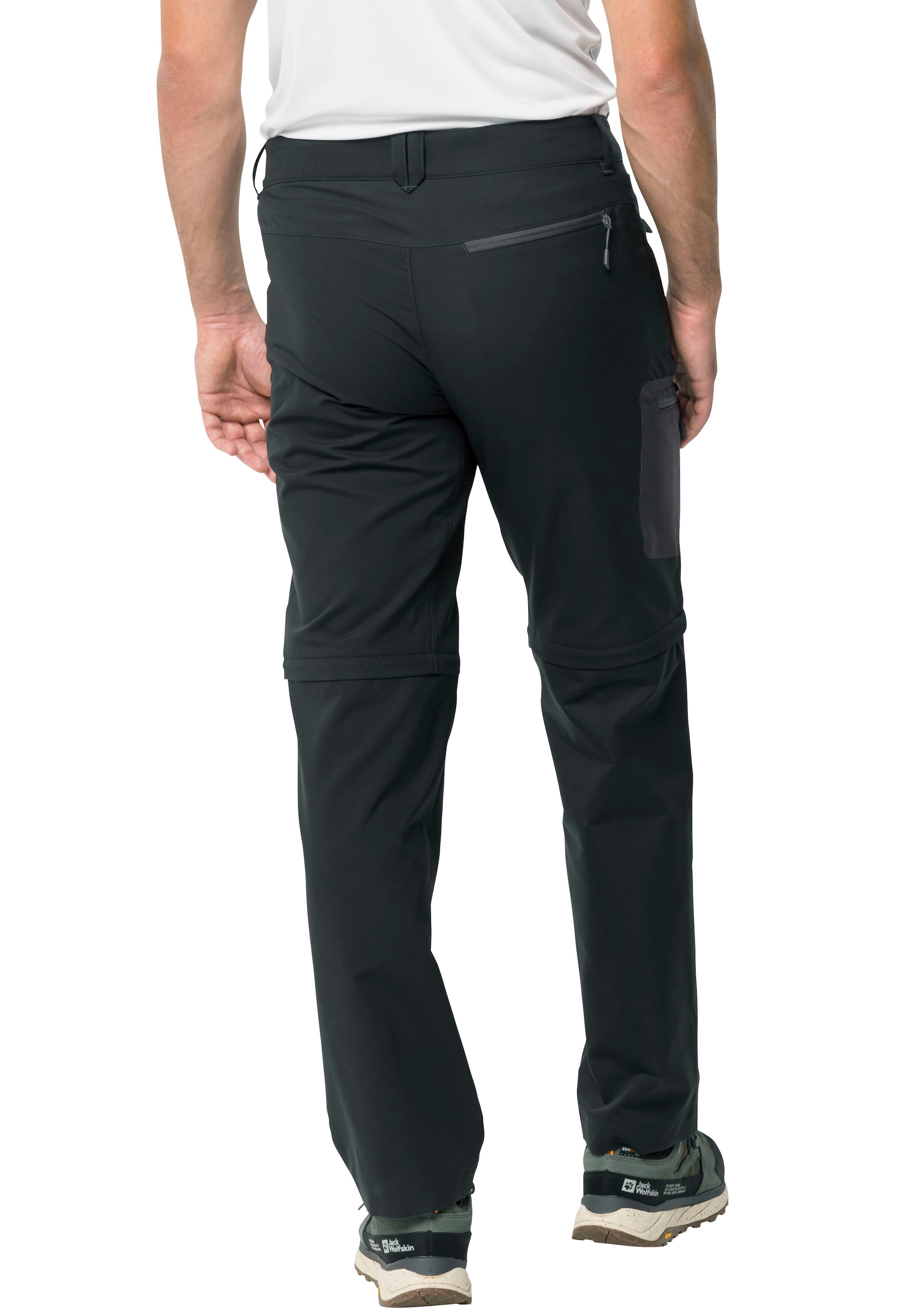 Jack Wolfskin Zip-off-Hose »ACTIVE TRACK ZIP OFF M«, lange Hose und Shorts  in einem online kaufen bei OTTO