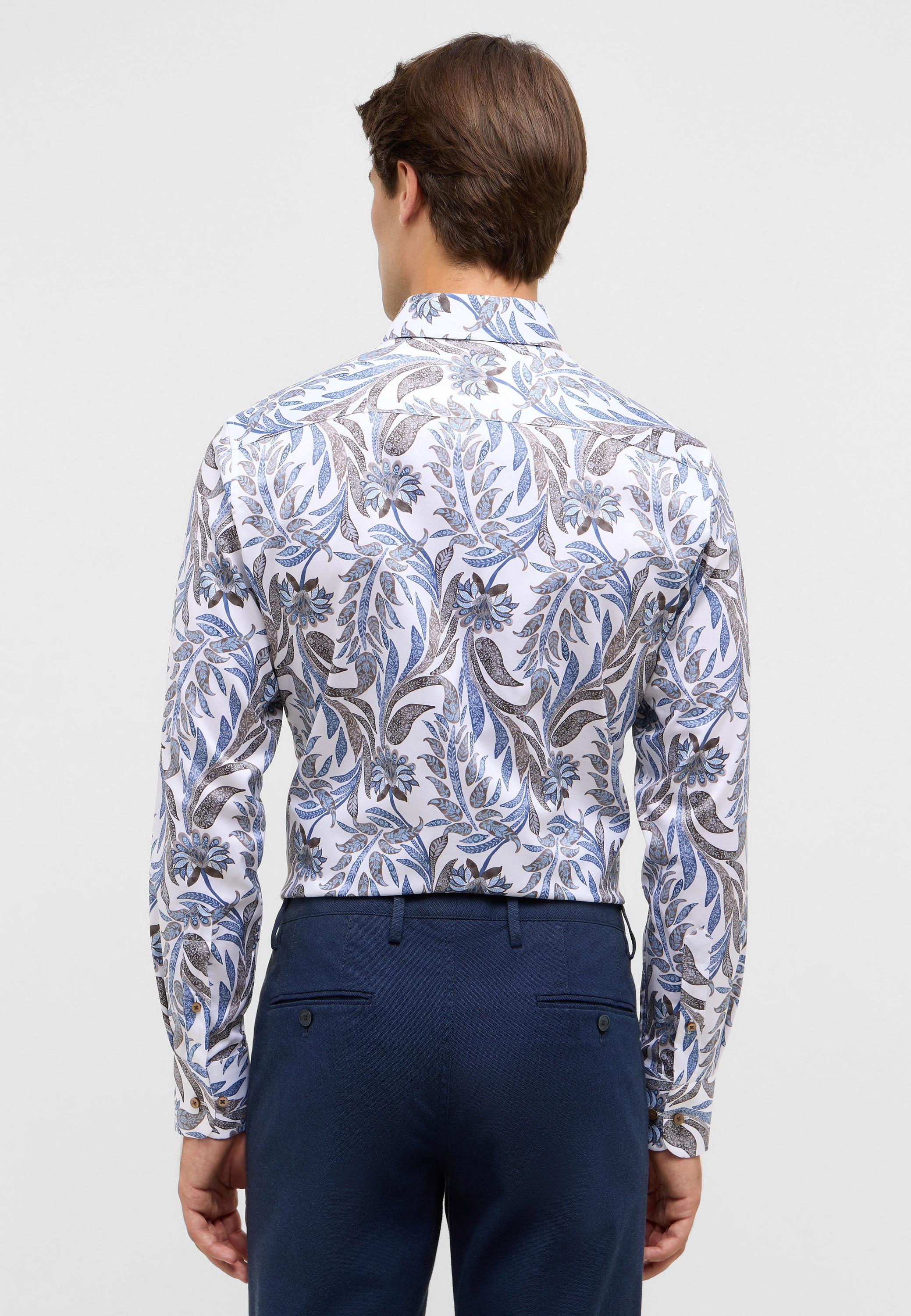 Eterna Langarmhemd »SLIM FIT« NON IRON (bügelfrei)