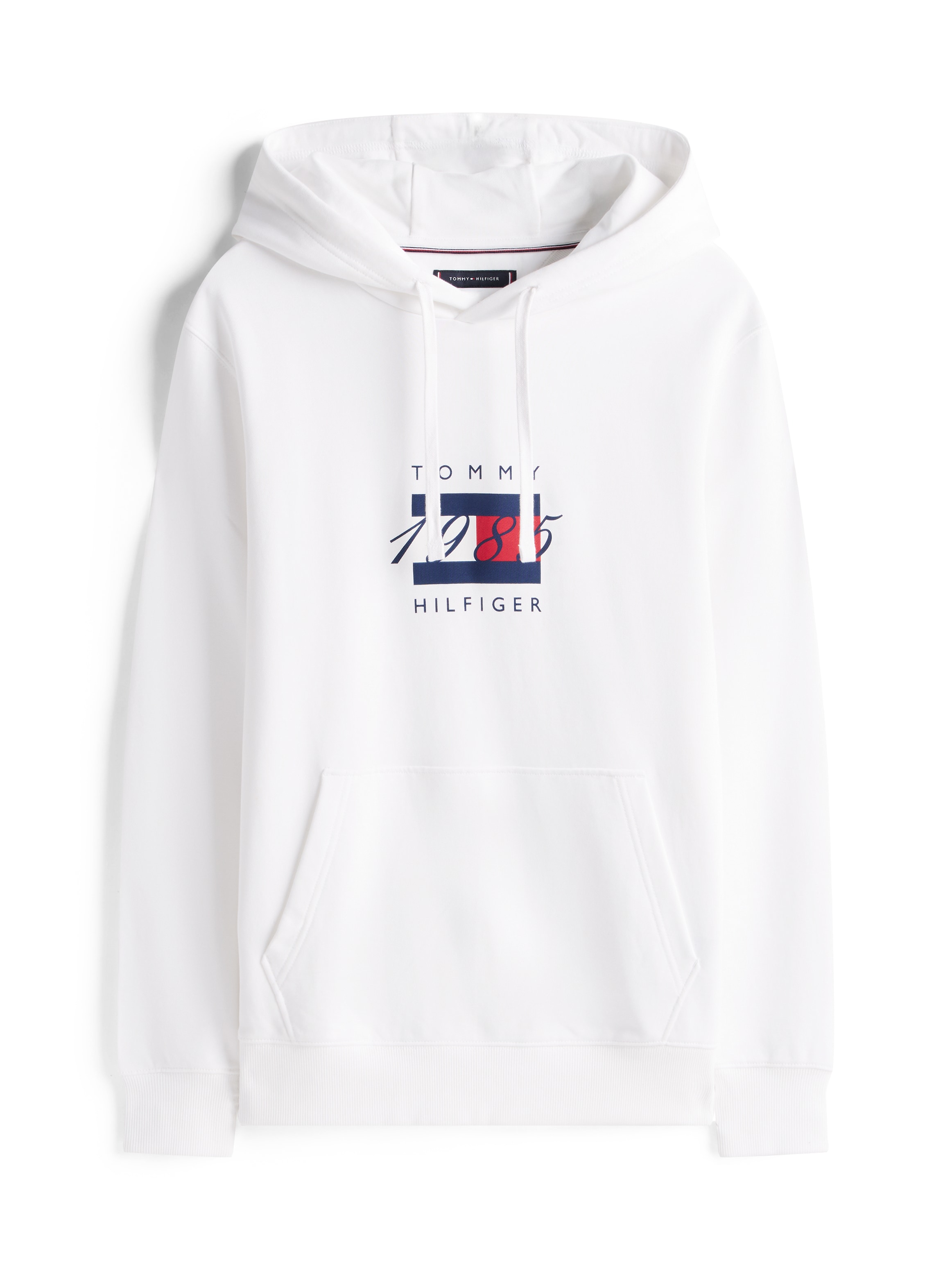 Tommy Hilfiger Kapuzensweatshirt »LINEAR FLAG GRAPHIC«, Regular Fit, Hoodie, Kapuze mit Tunnelzug