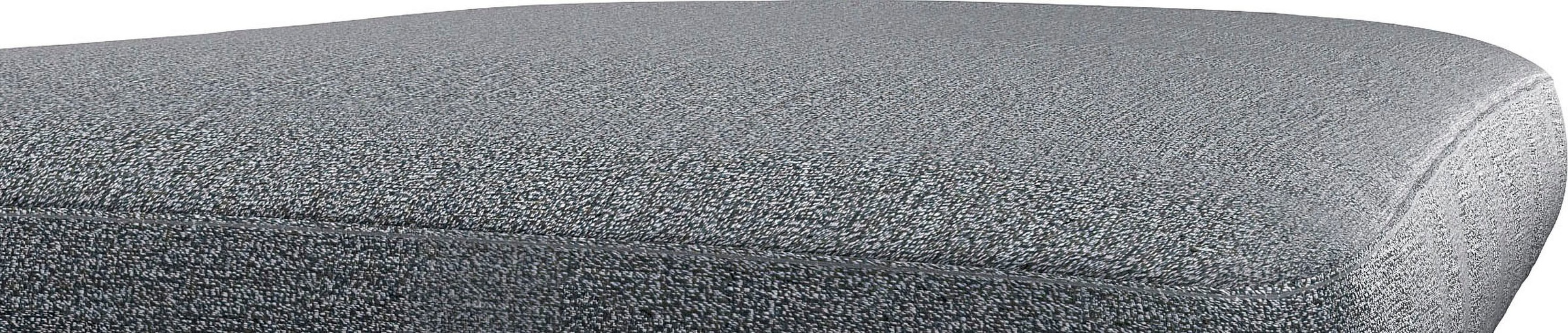 FLEXLUX Pouf »Glow Sitzhocker, Polsterhocker« Hocker mit Stauraum, Fuß schwarz