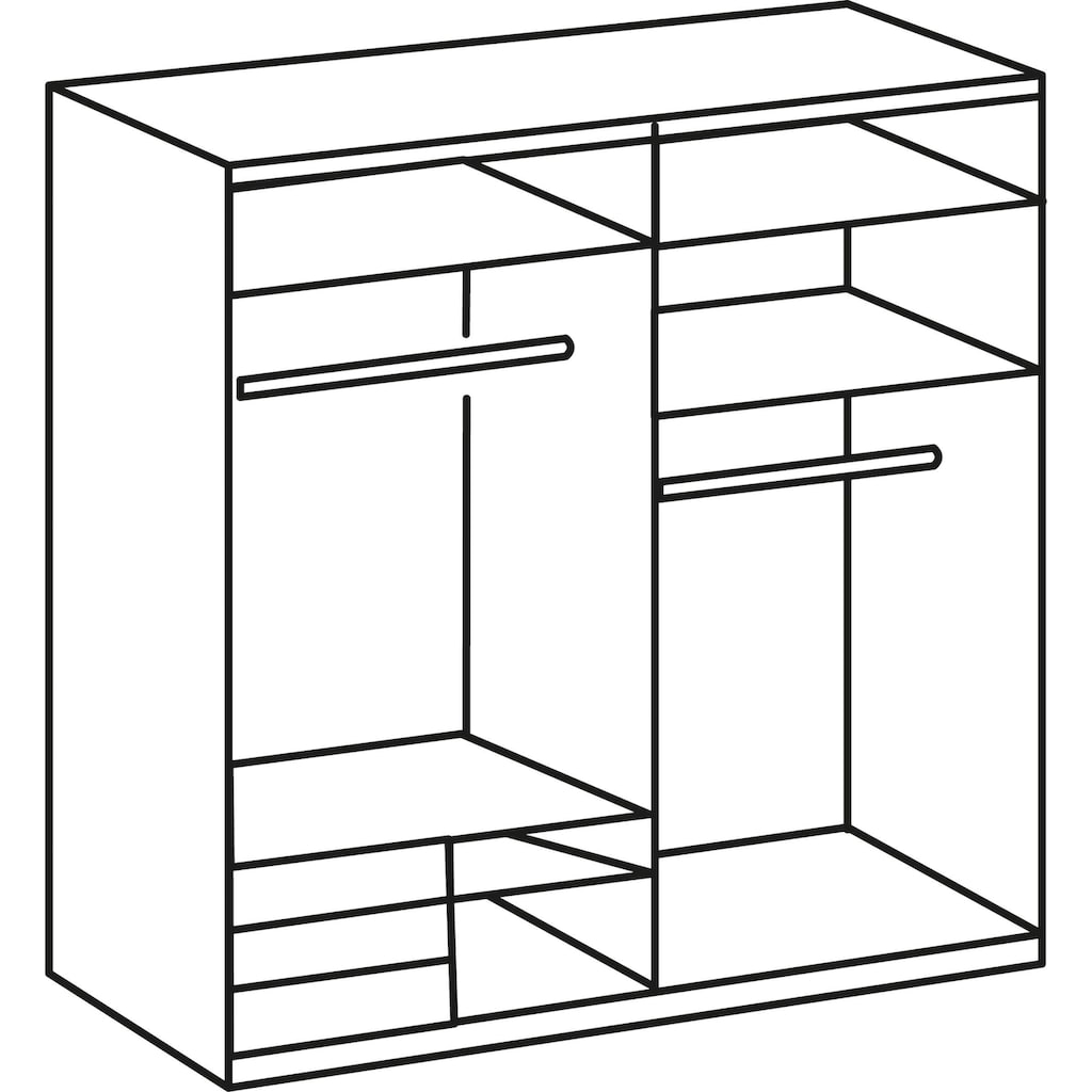 Wimex Schwebetürenschrank »Level by fresh to go«, mit Glastüren