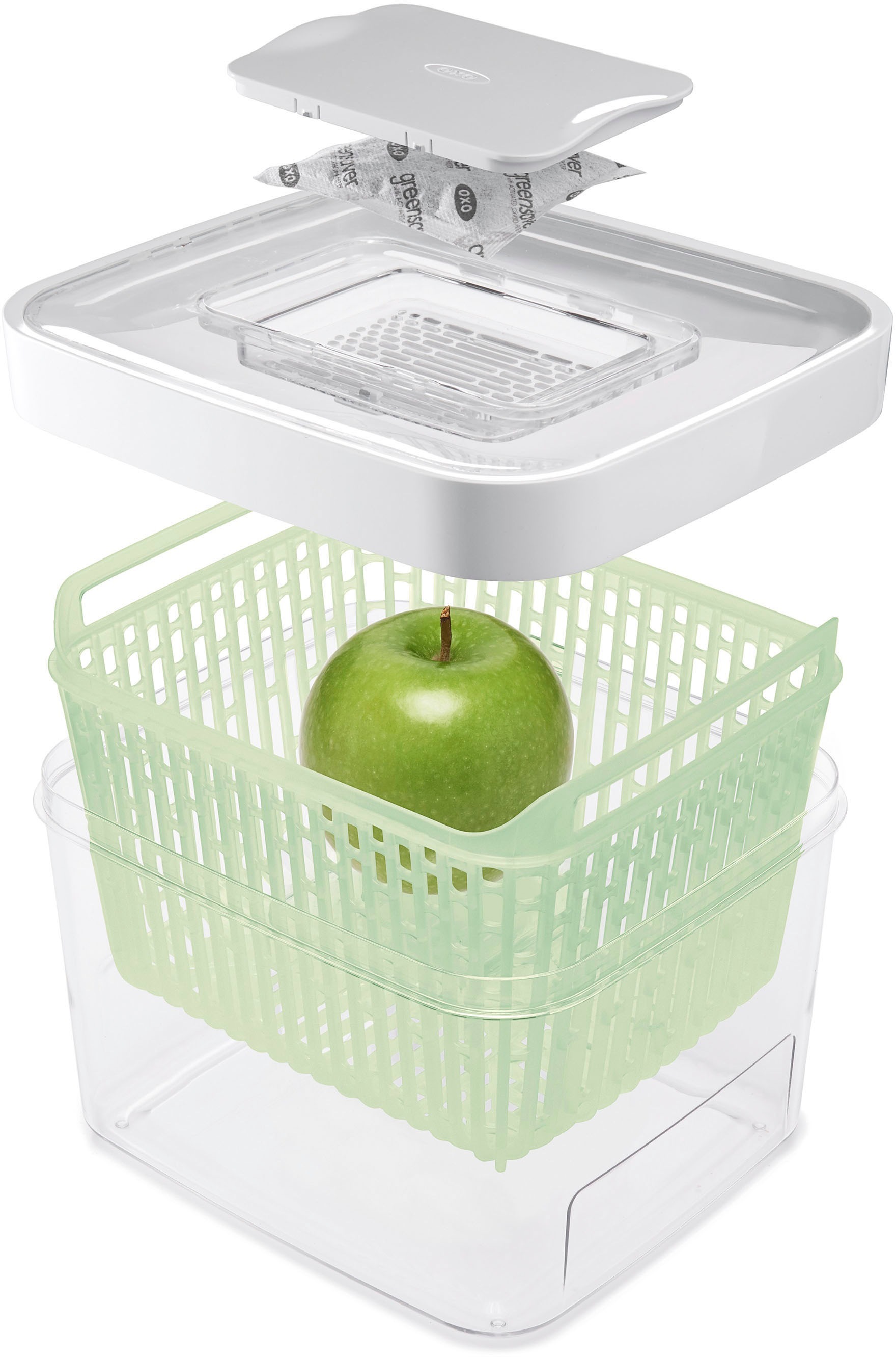 OXO Good Grips Ersatzfilter Set, 4 Stk. tlg. Aktivkohlefilter, Nachfüllpack, 4-teilig