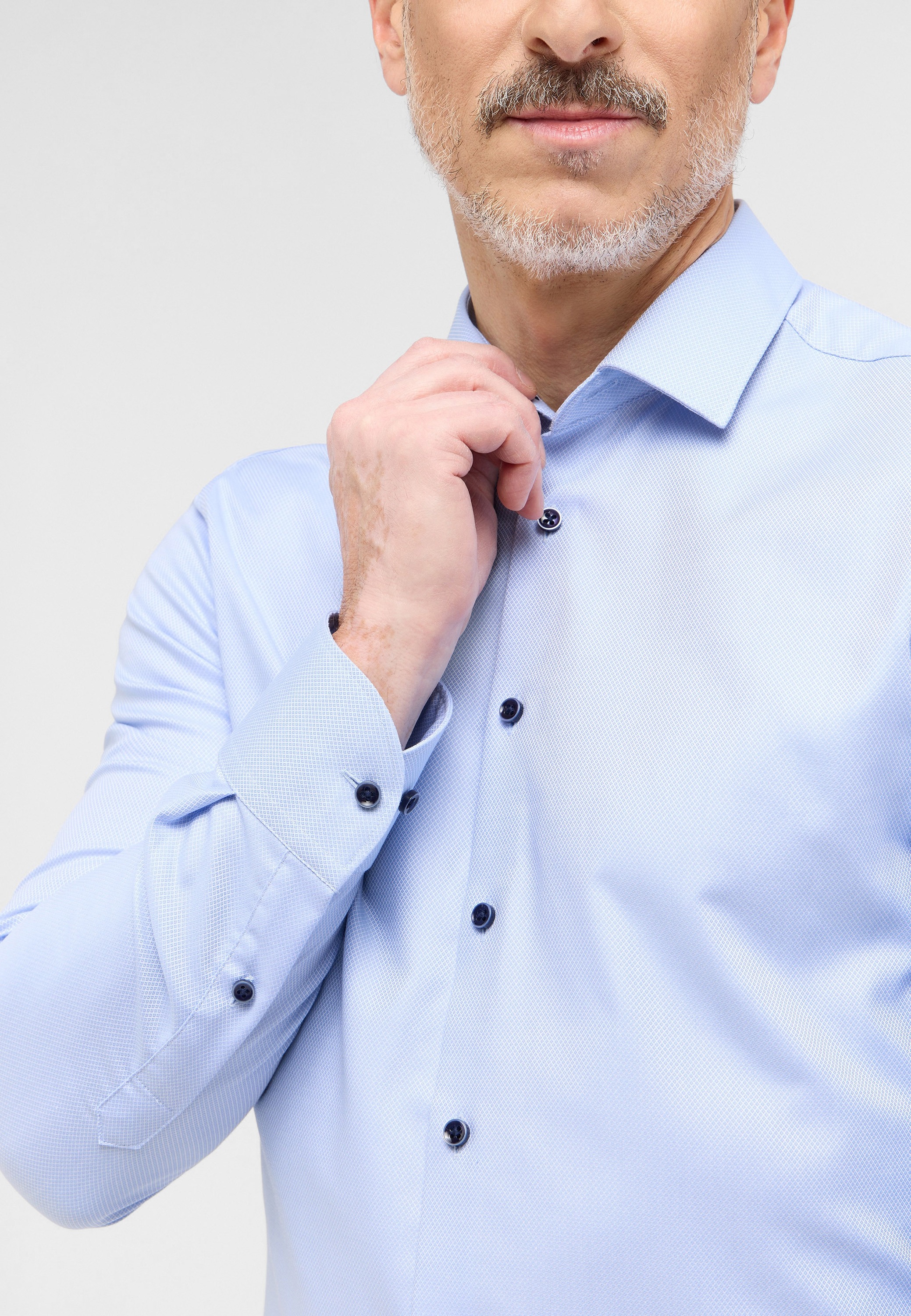 Eterna Langarmhemd »SLIM FIT«, NON IRON (bügelfrei)