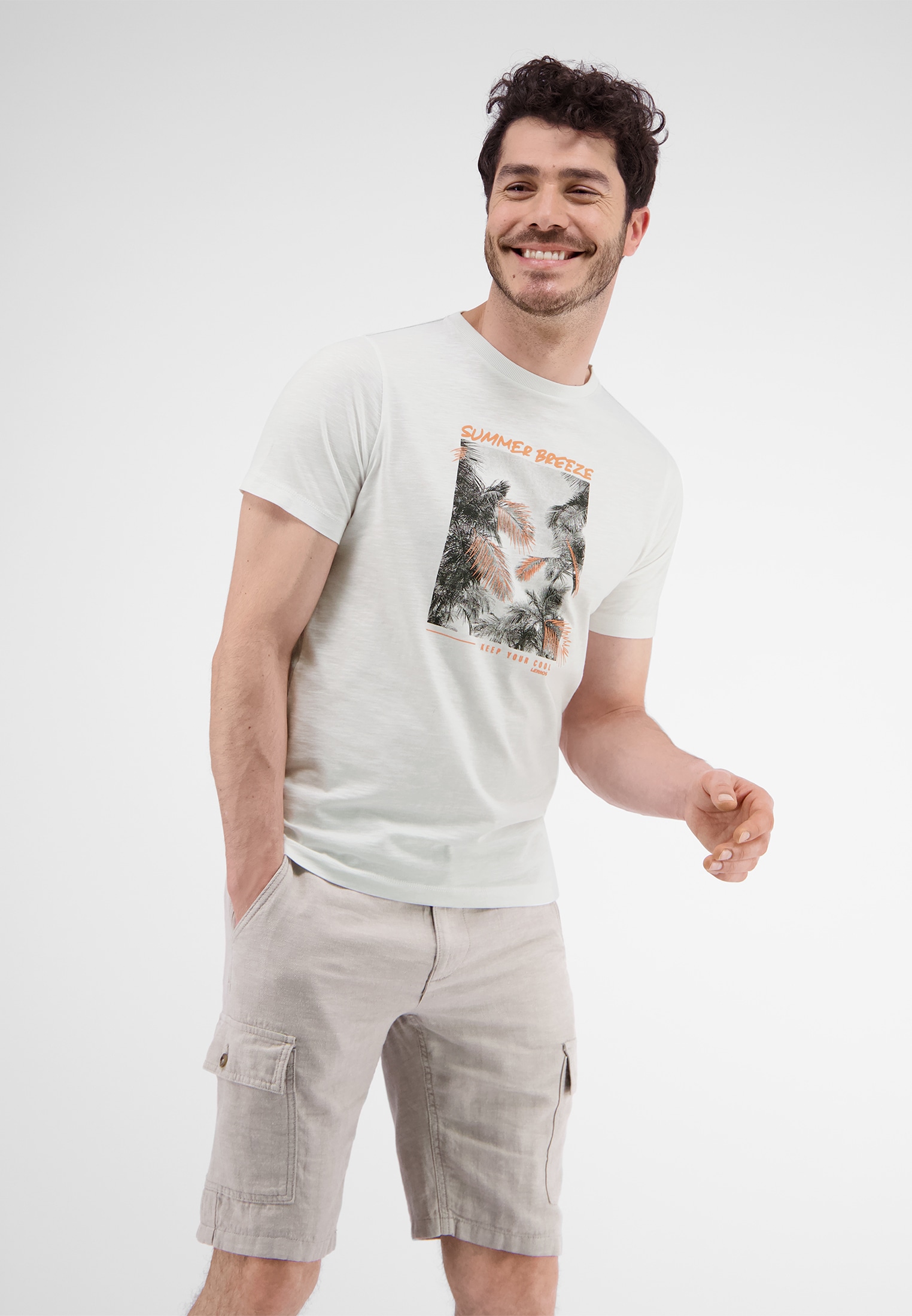 LERROS T-Shirt »LERROS T-Shirt mit Fotoprint«