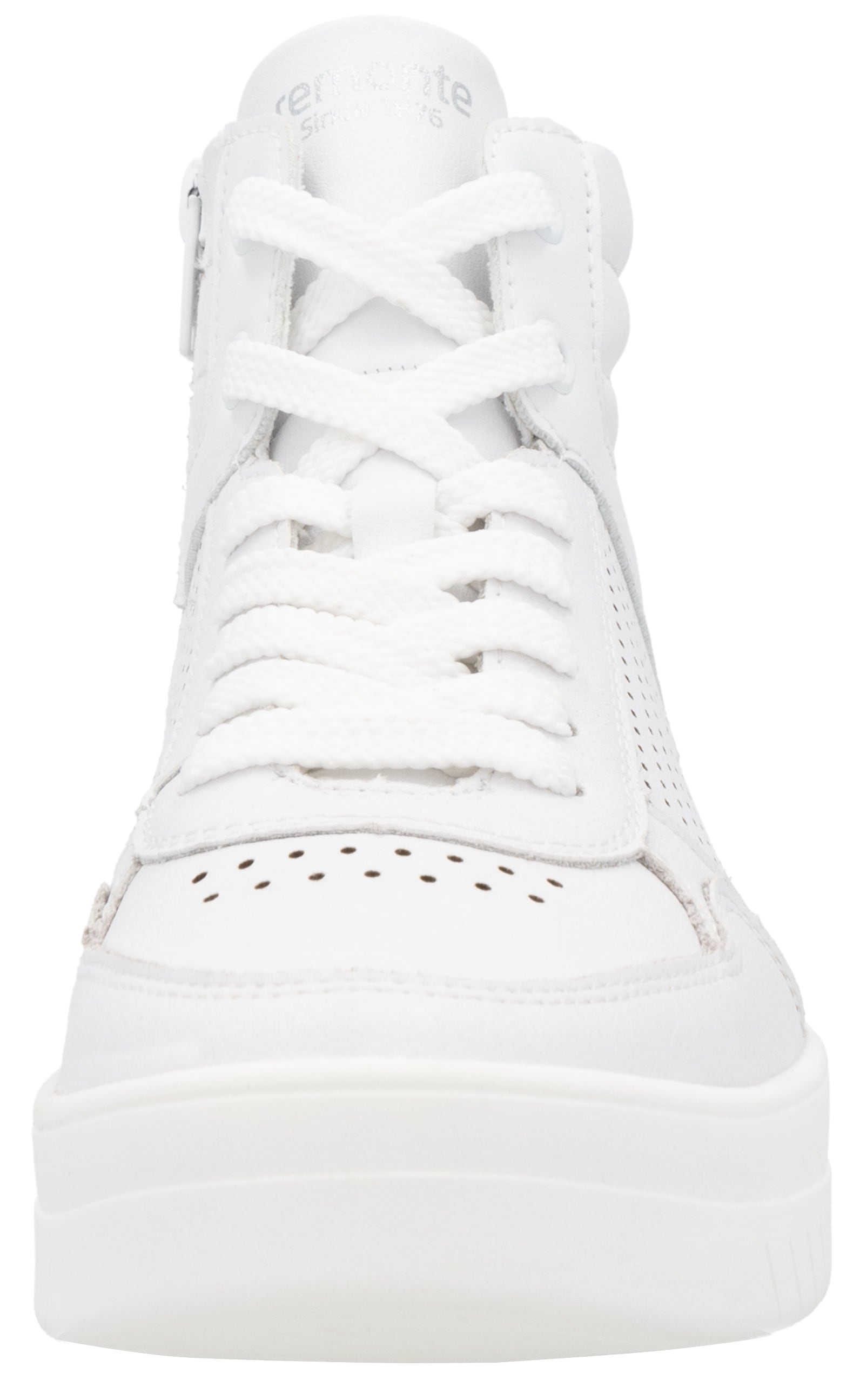 Remonte Plateausneaker, Freizeitschuh, Schnürschuh, High Top-Sneaker mit Kontrastbesatz