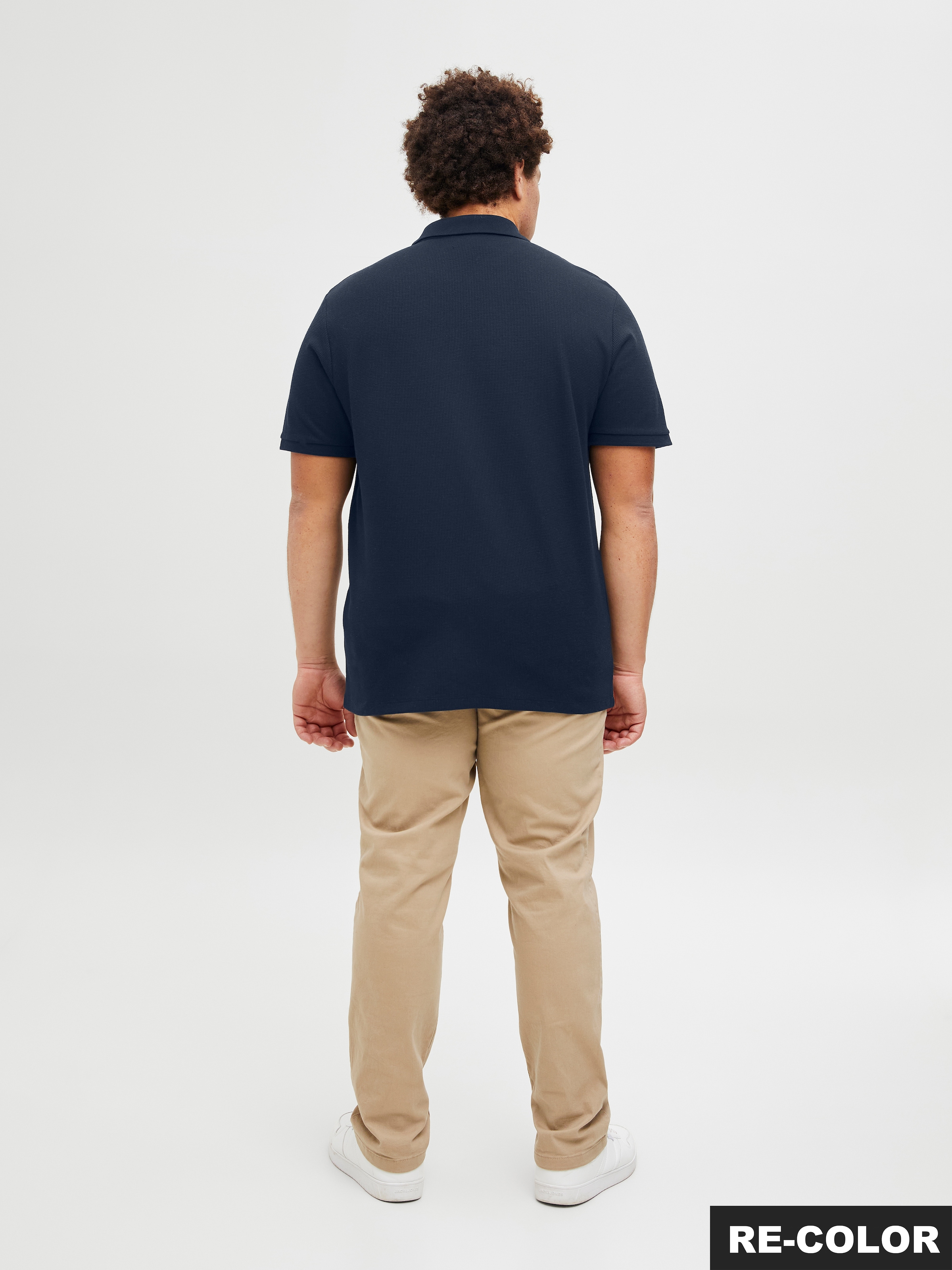 Jack & Jones PlusSize Poloshirt »JJEAUSTIN POLO SS NOOS PLS«, mit Polokragen