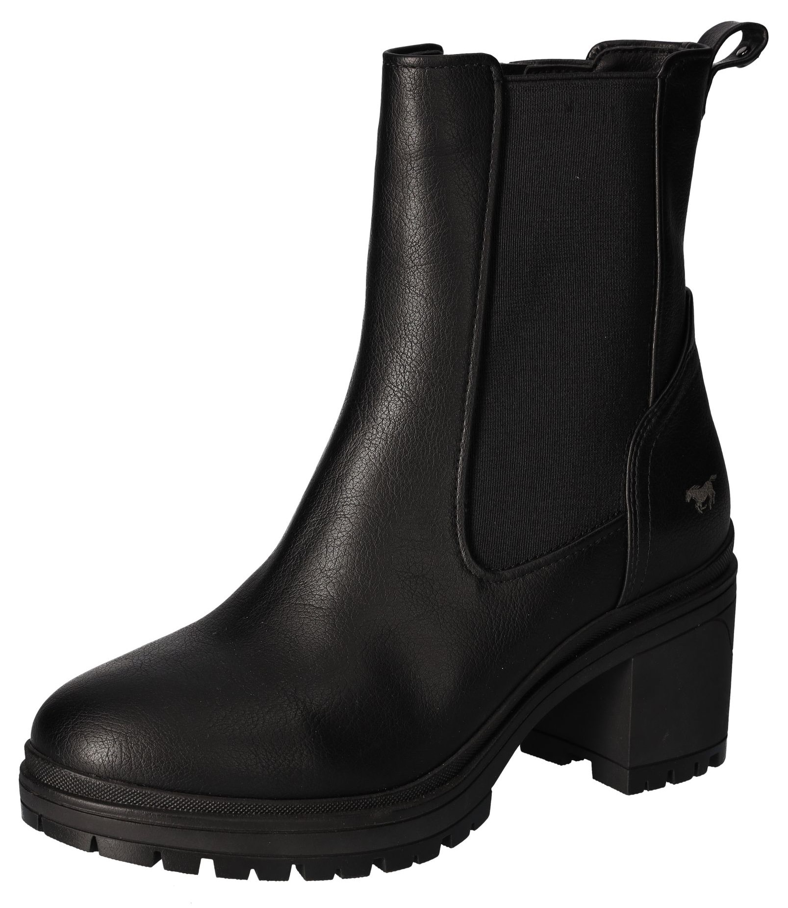 Mustang Shoes Chelseaboots, Schlupfboots, Stiefelette, mit Stretch an der Seite, schmale Form