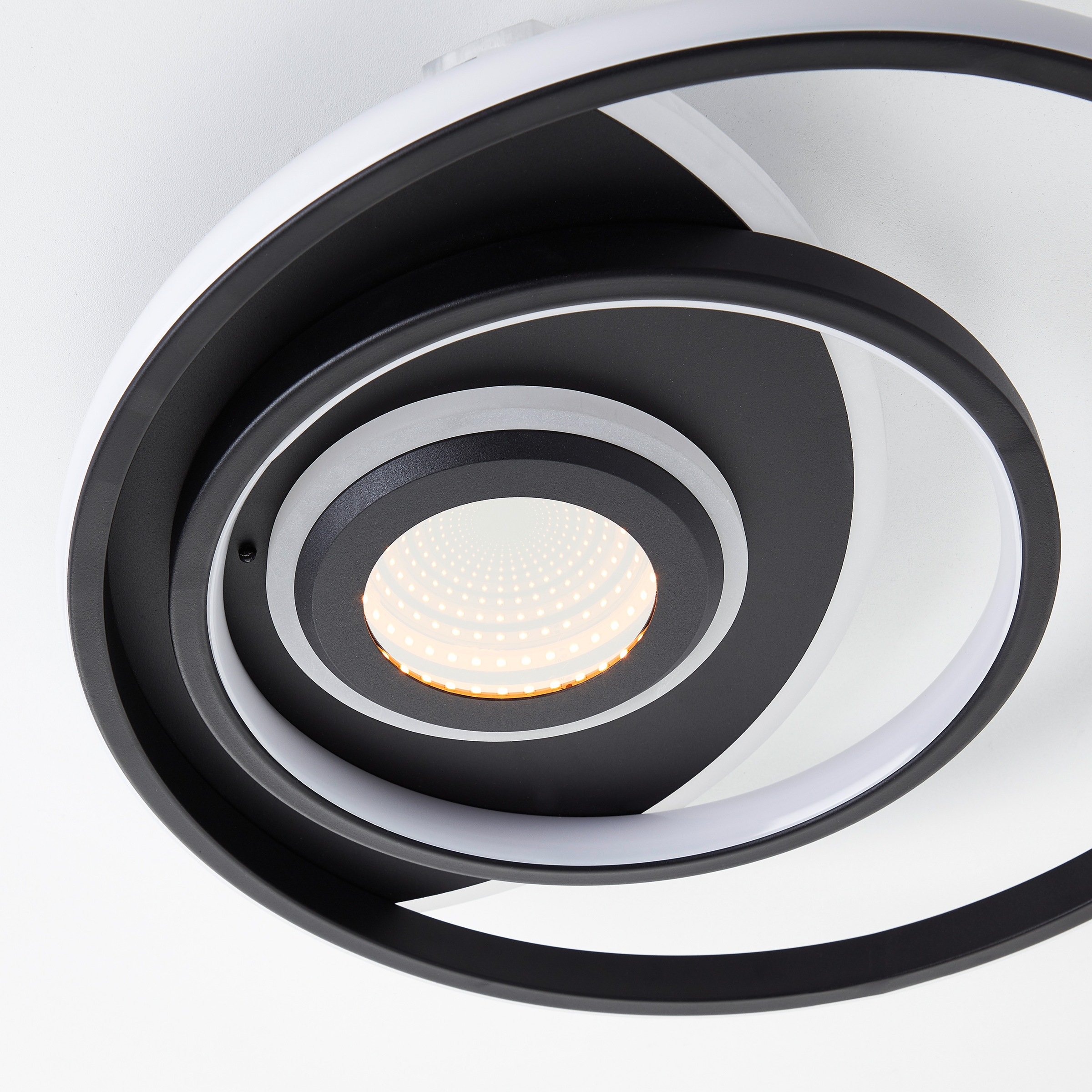 Brilliant LED Deckenleuchte »Opame«, Ø 41 cm, 4400 lm, dimmbar, 3000-6500 K, Fernbedienung, Metall, schwarz