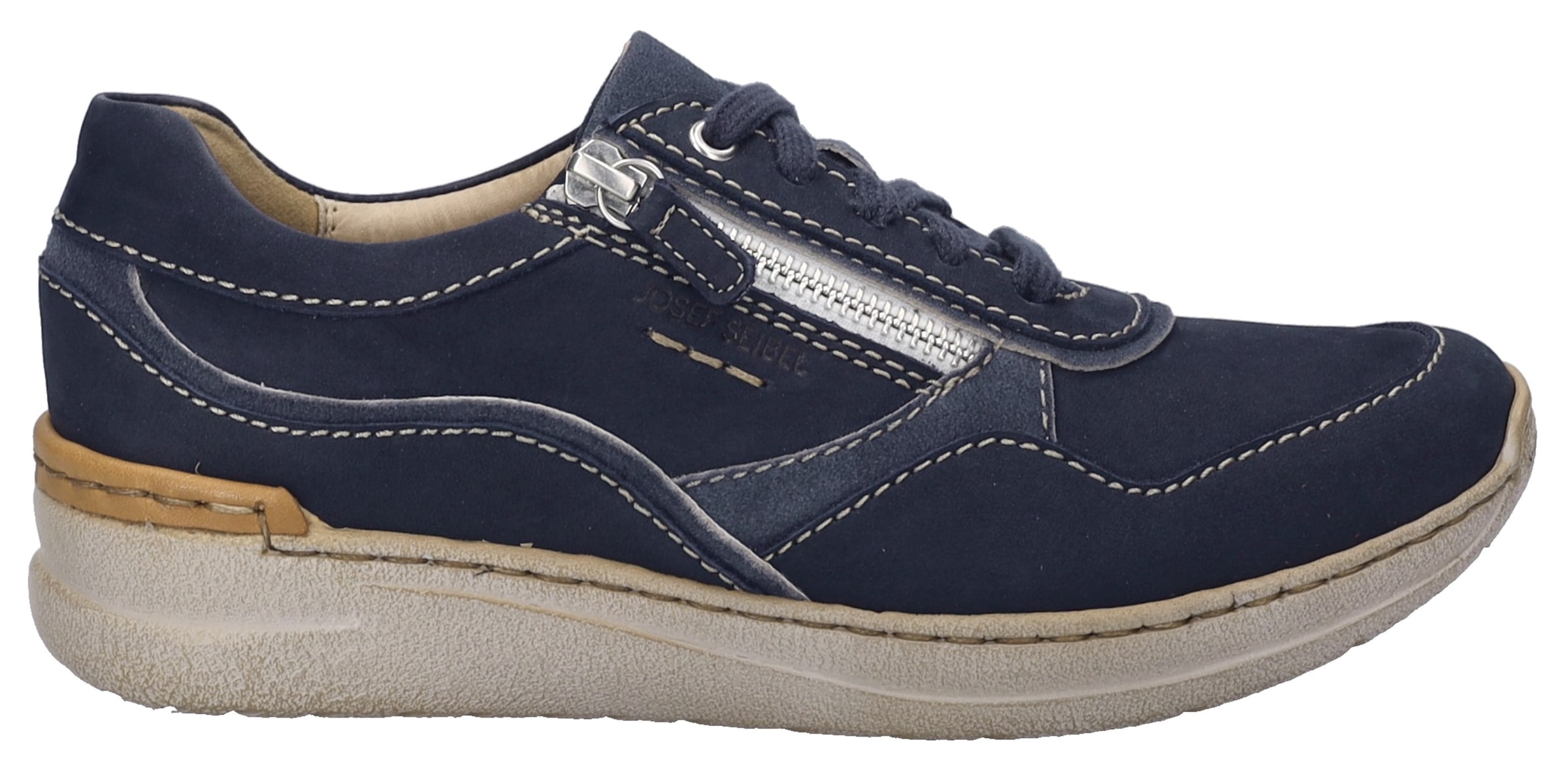 Josef Seibel Sneaker »Sally 02«, Schnürschuh, Komfortschuh mit zusätzlichem Reißverschluss
