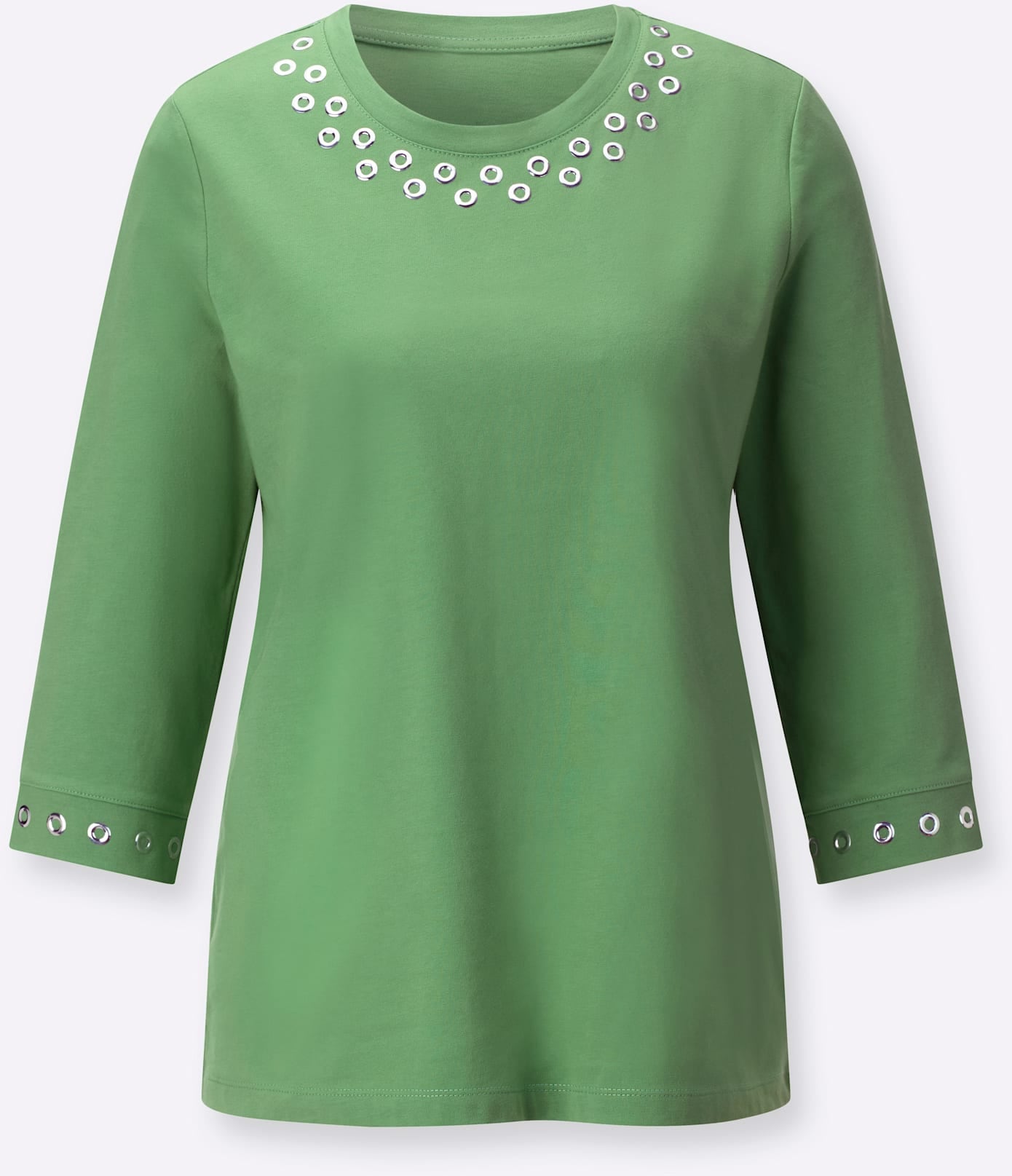 creation L 3/4-Arm-Shirt »Pima-Baumwoll-Shirt« 1 tlg. tlg.