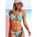 Venice Beach Bügel-Bikini, mit kontrastfarbener Häkelkante