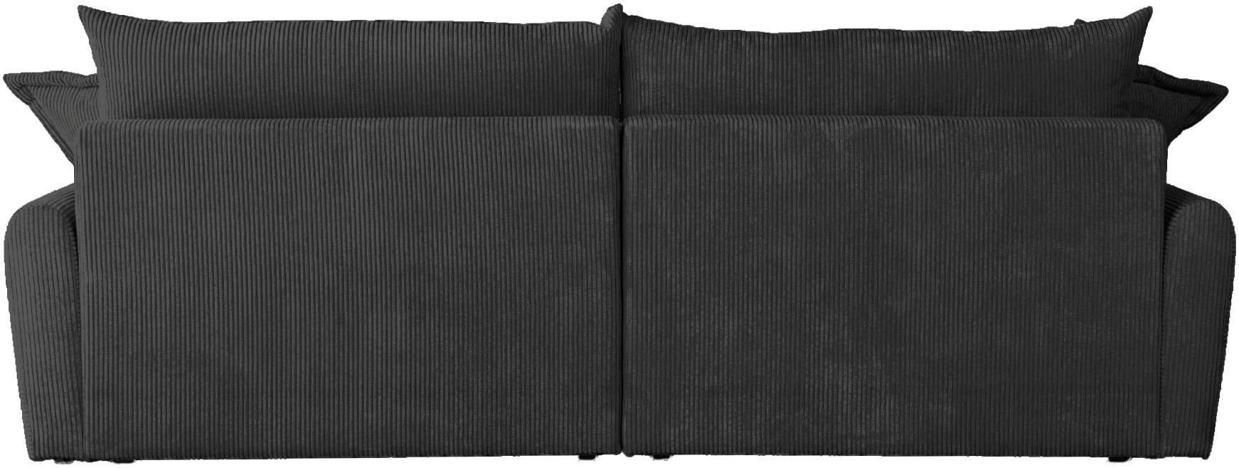 Home affaire Big-Sofa »Finca XL, B: 190 cm« 4 Zierkissen, Mega-Sofa, in Cord oder Chenille-Struktur, Federkern