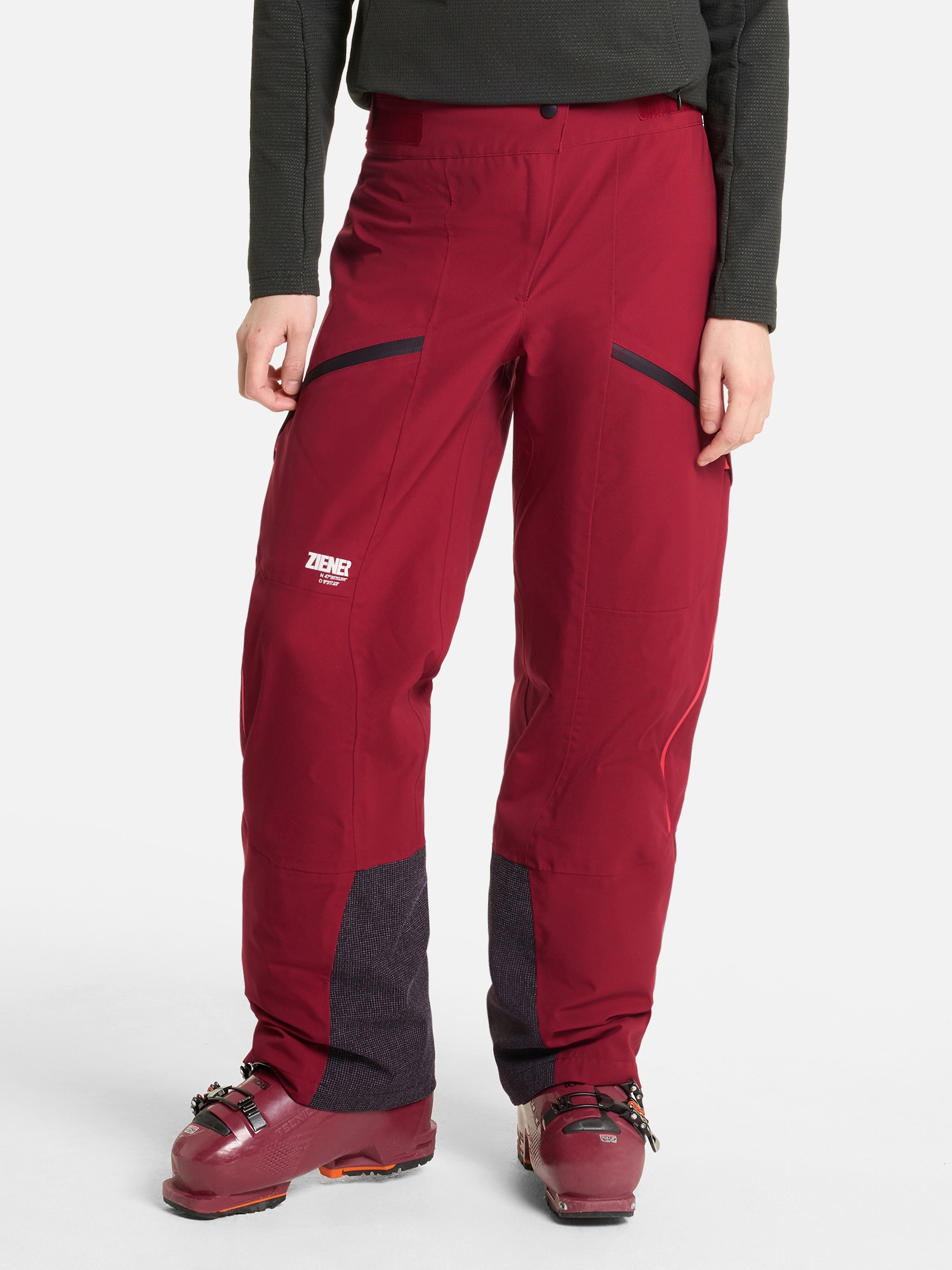Ziener Skihose »ROKITA-Z AQUASHIELD® DAMEN«  wasser- u. winddicht, atmungsaktiv, unwattiert, Innenfutter aus Wolle