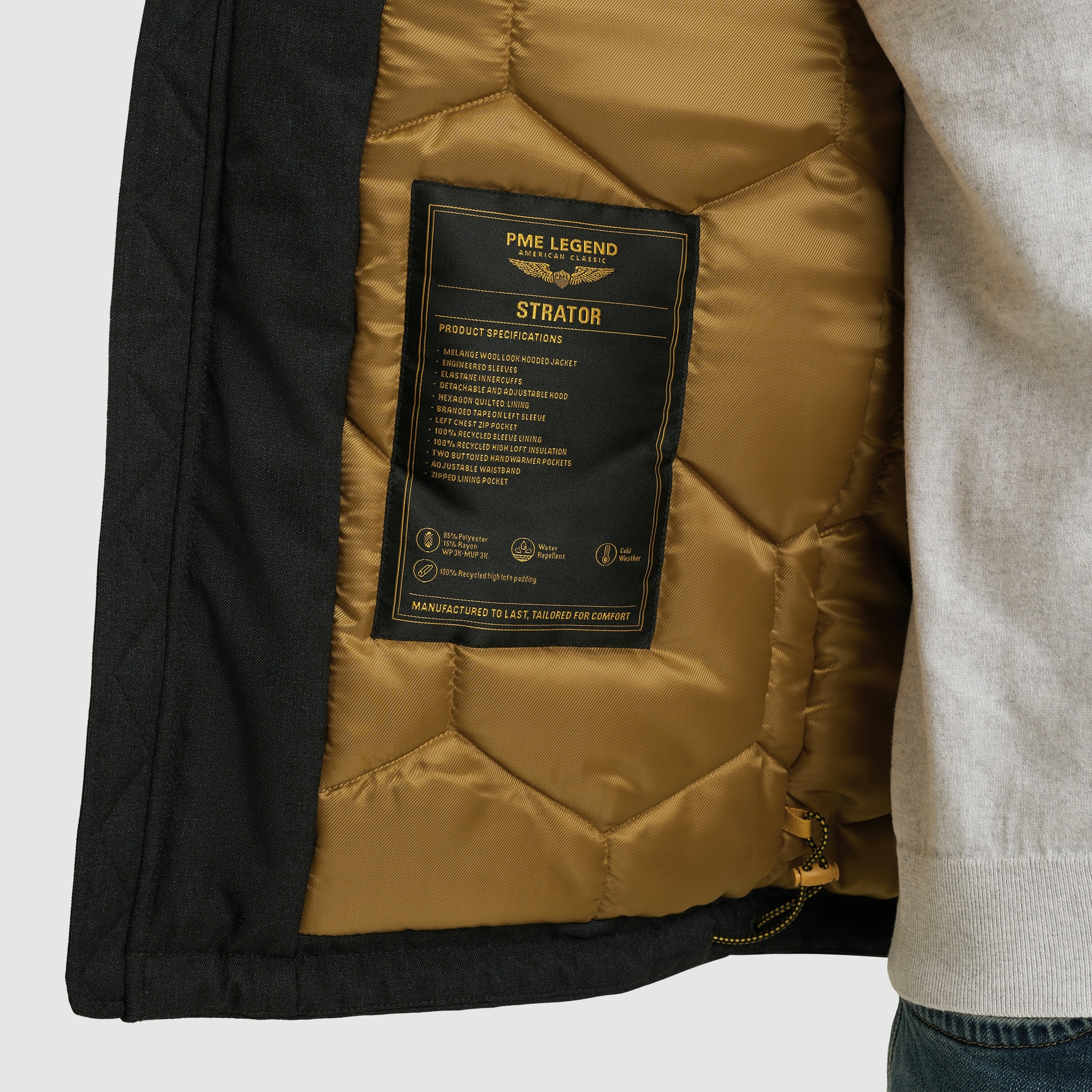 PME LEGEND Winterjacke »STRATOR« mit Kapuze Wasserabweisendes Material