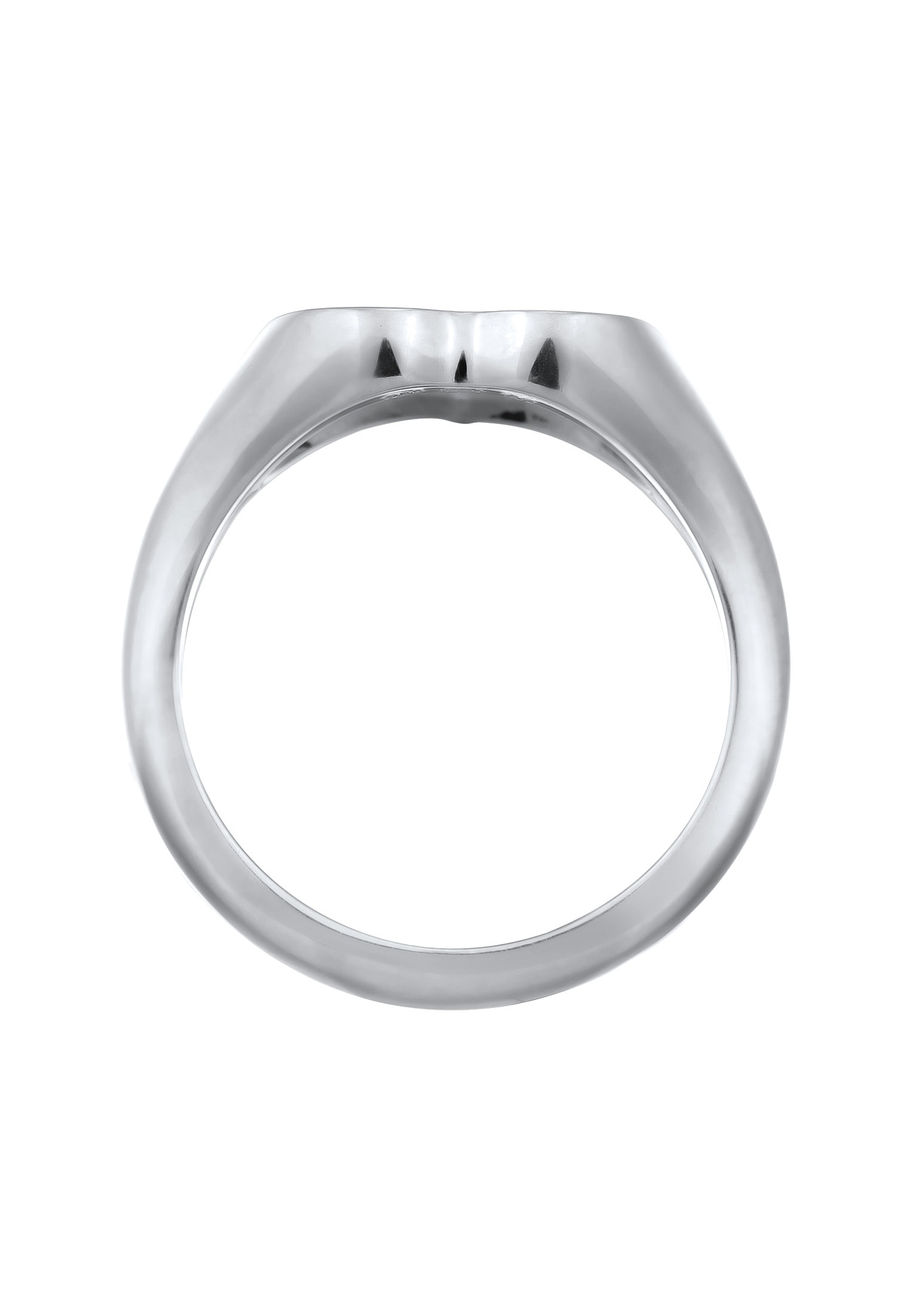 Elli Siegelring »Ring Siegelring Herz 925 Sterling Silber«