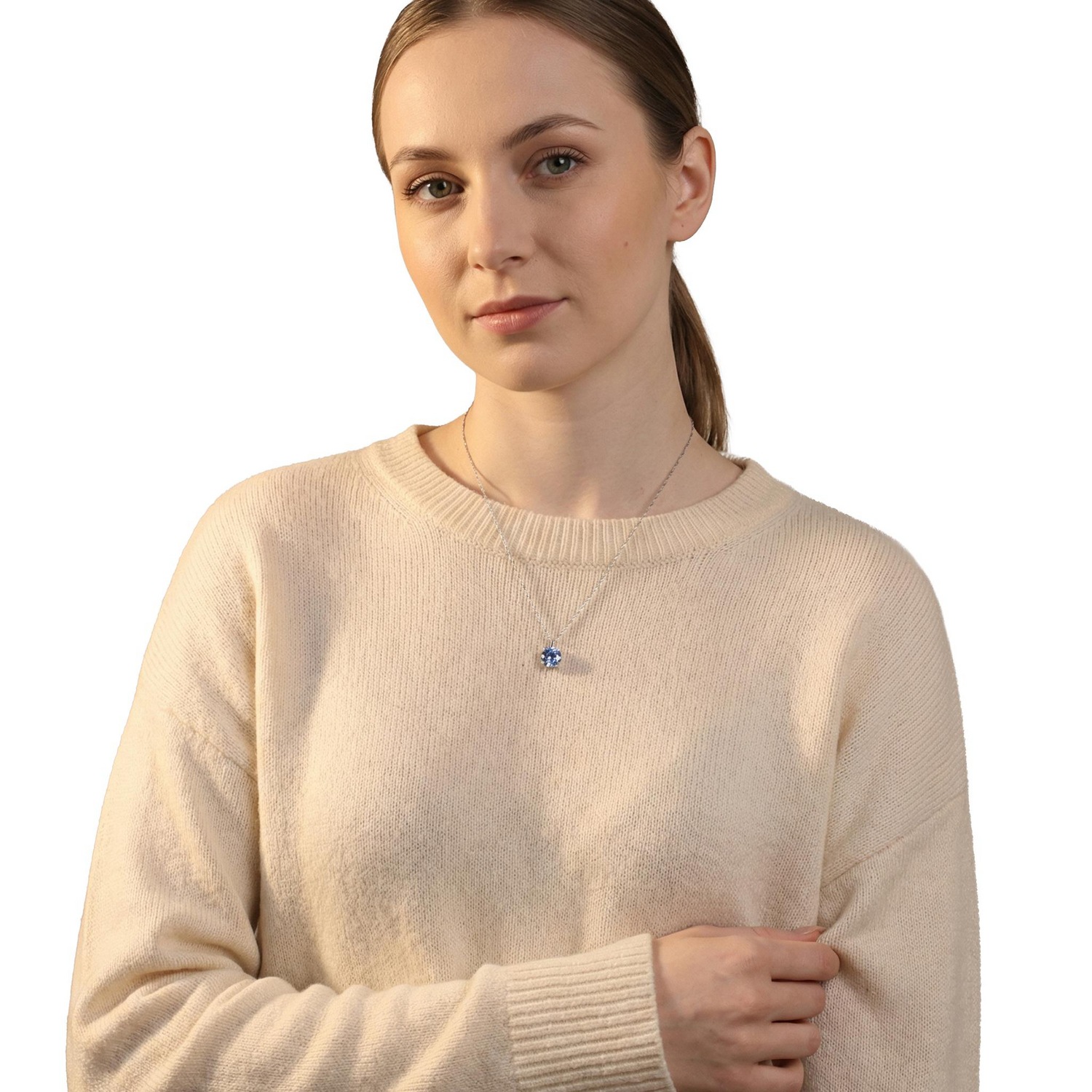 Amor Kette ohne Anhänger »Schmuck, Geschenk, Solitär-Optik« mit Zirkonia (synth.)