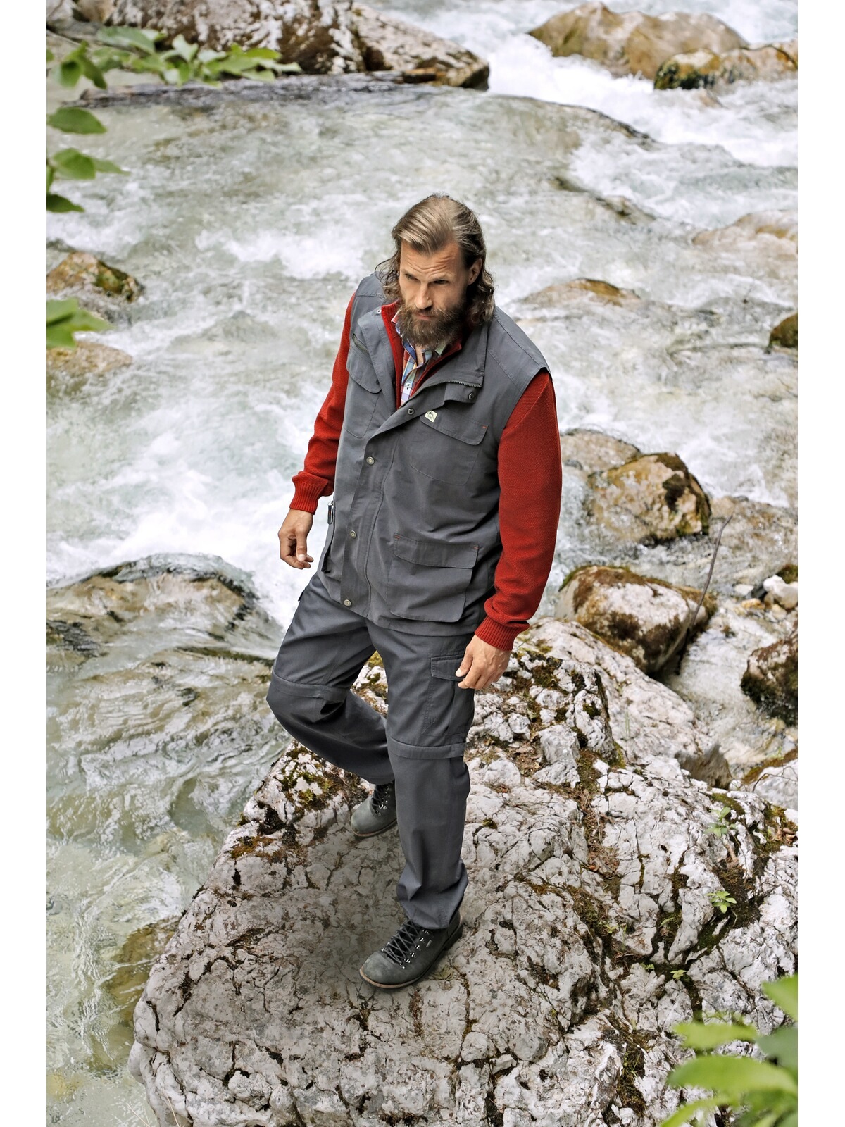 Jan Vanderstorm Funktionsweste »Trekking Weste HELMBOT«