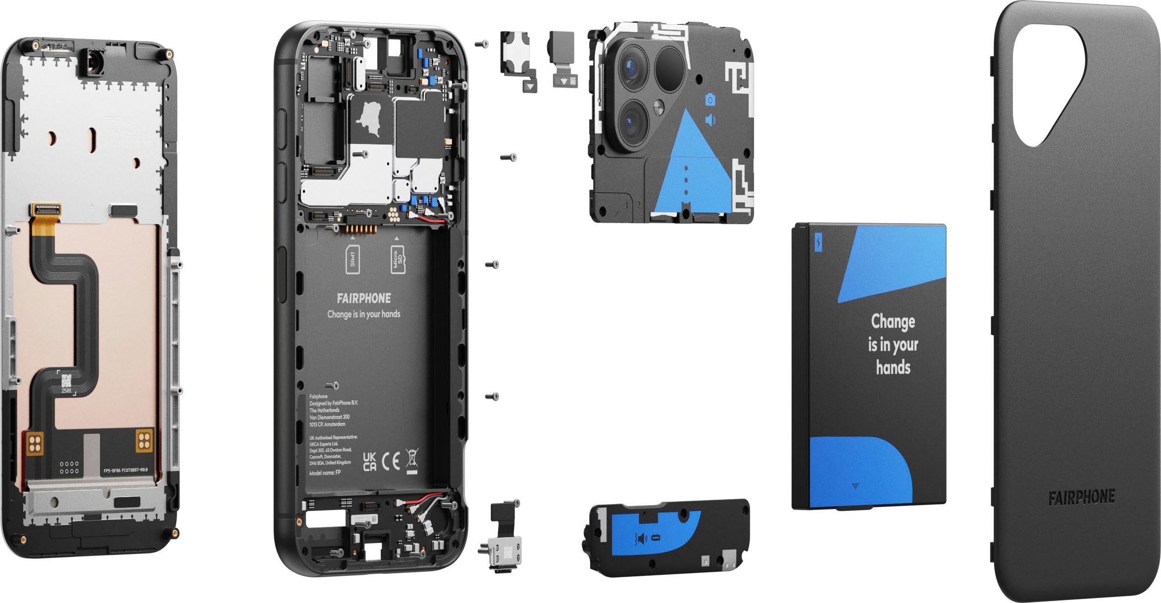 Fairphone Smartphone »FAIRPHONE 5«, sky Kamera GB bei 50 blue, OTTO 16,40 MP jetzt cm/6,46 Speicherplatz, 256 Zoll