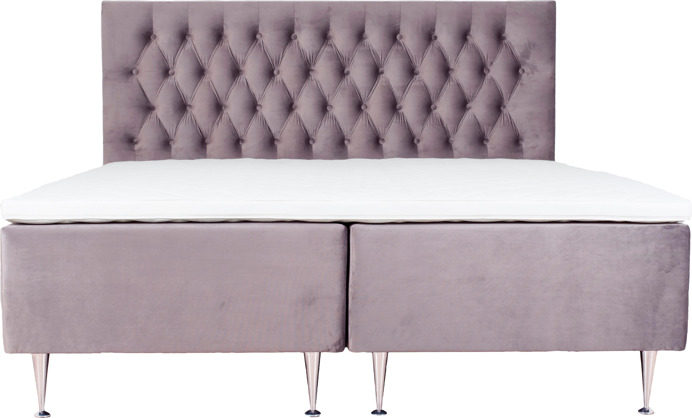 Home affaire Boxspringbett »Exclusive« inkl. Topper, 3 Breiten, 3 Härtegrad-Ausführungen