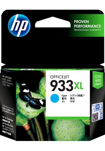 HP Tintenpatrone »933XL«, (1 St.), original Druckerpatrone cyan XL kaufen