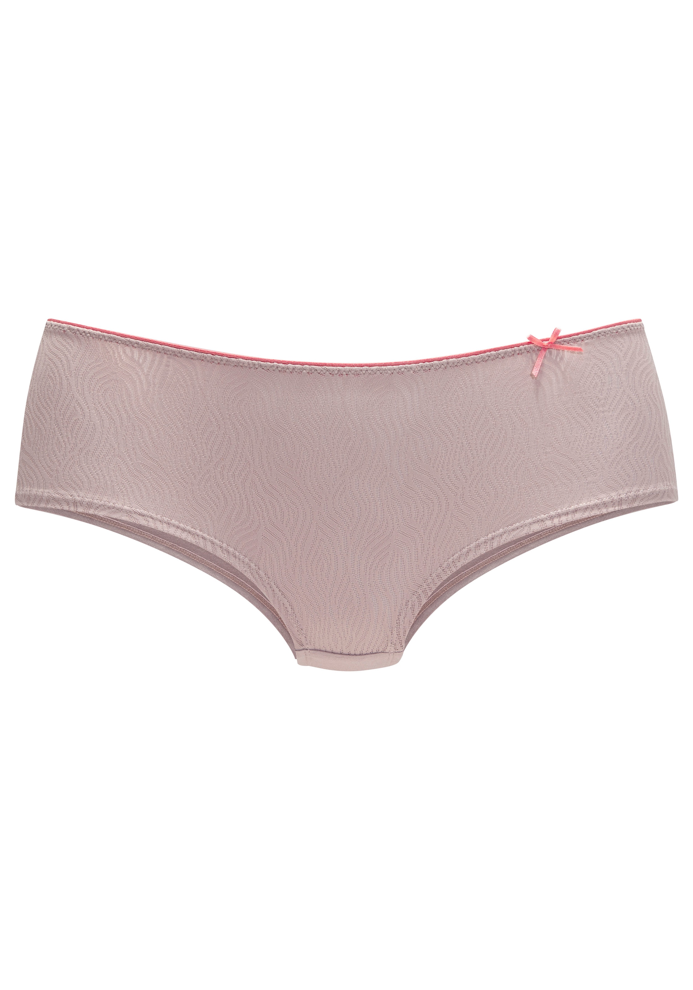 Nuance Panty aus gemustertem Jacquard mit feiner Zierschleife