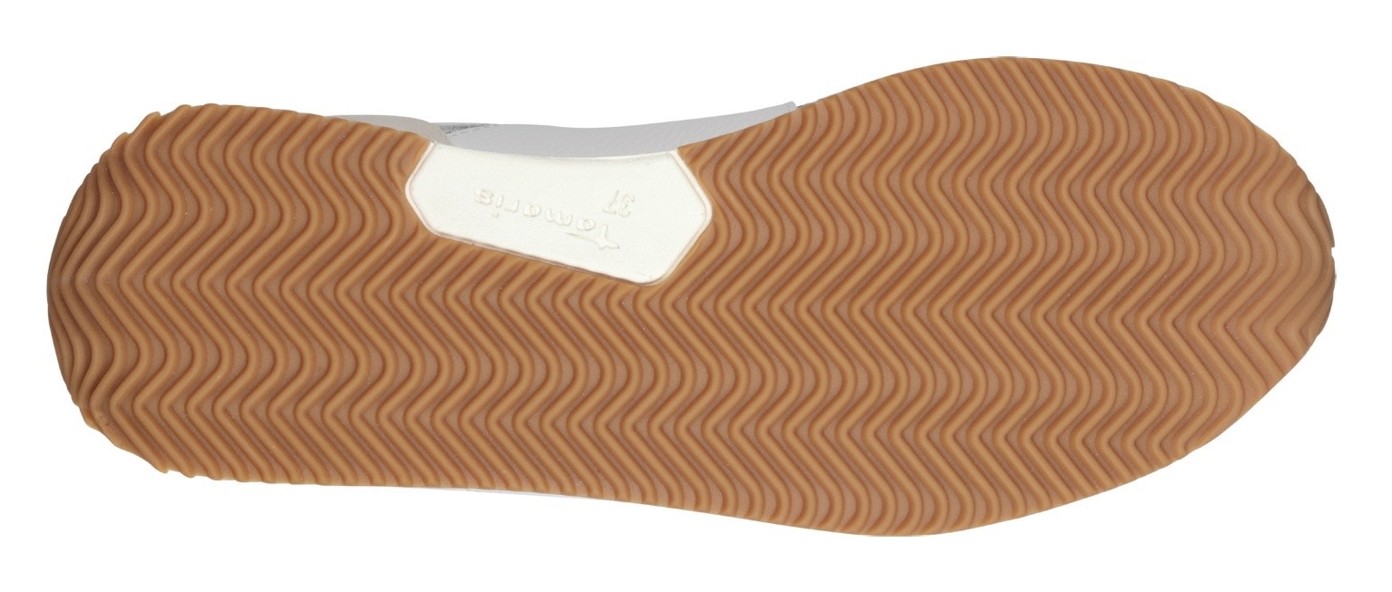 Tamaris Sneaker, Freizeitschuh, Halbschuh, Schnürschuh mit Logoaufnäher