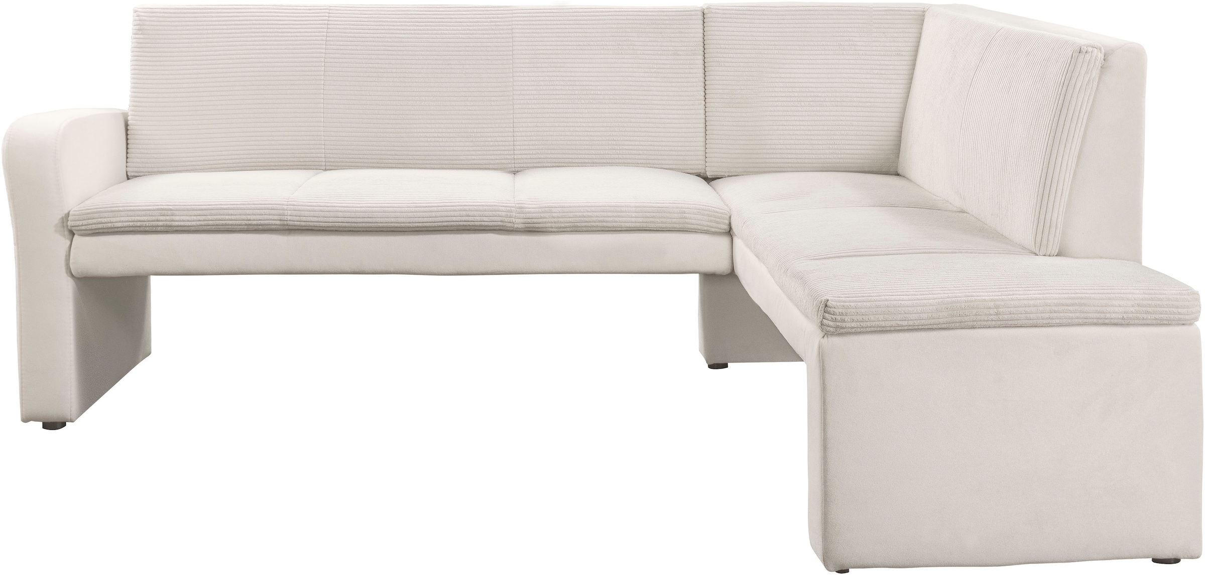 exxpo - sofa fashion Eckbank »Cortado, elegant und modern mit hohem Sitzkomfort« hohe Bodenfreiheit, schöne Detailverarbeitung, wahlweise Lederbezug