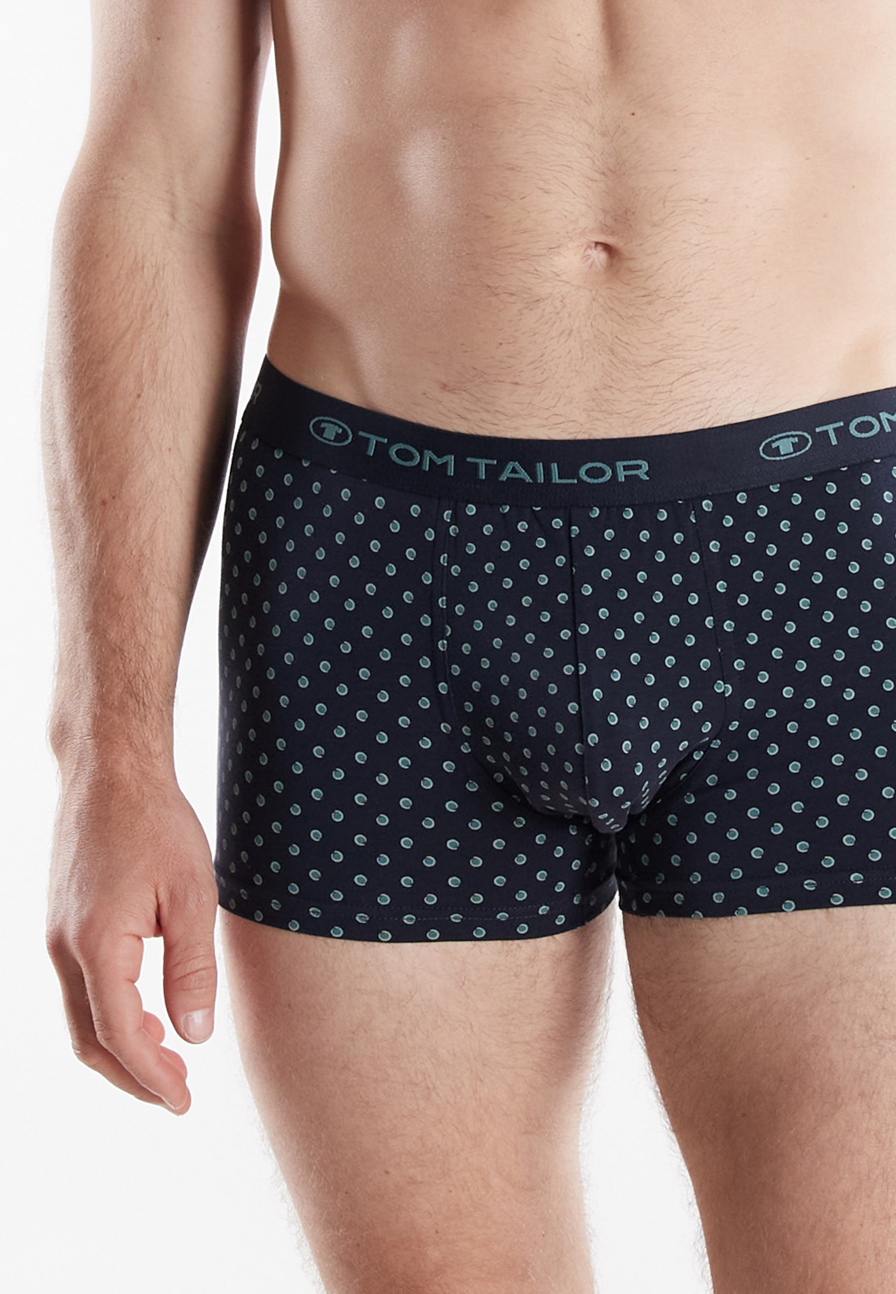 TOM TAILOR Retro Pants »Buffer« 3er Pack,  bequem, eng, mit Logobund, mit Print, Baumwollmix