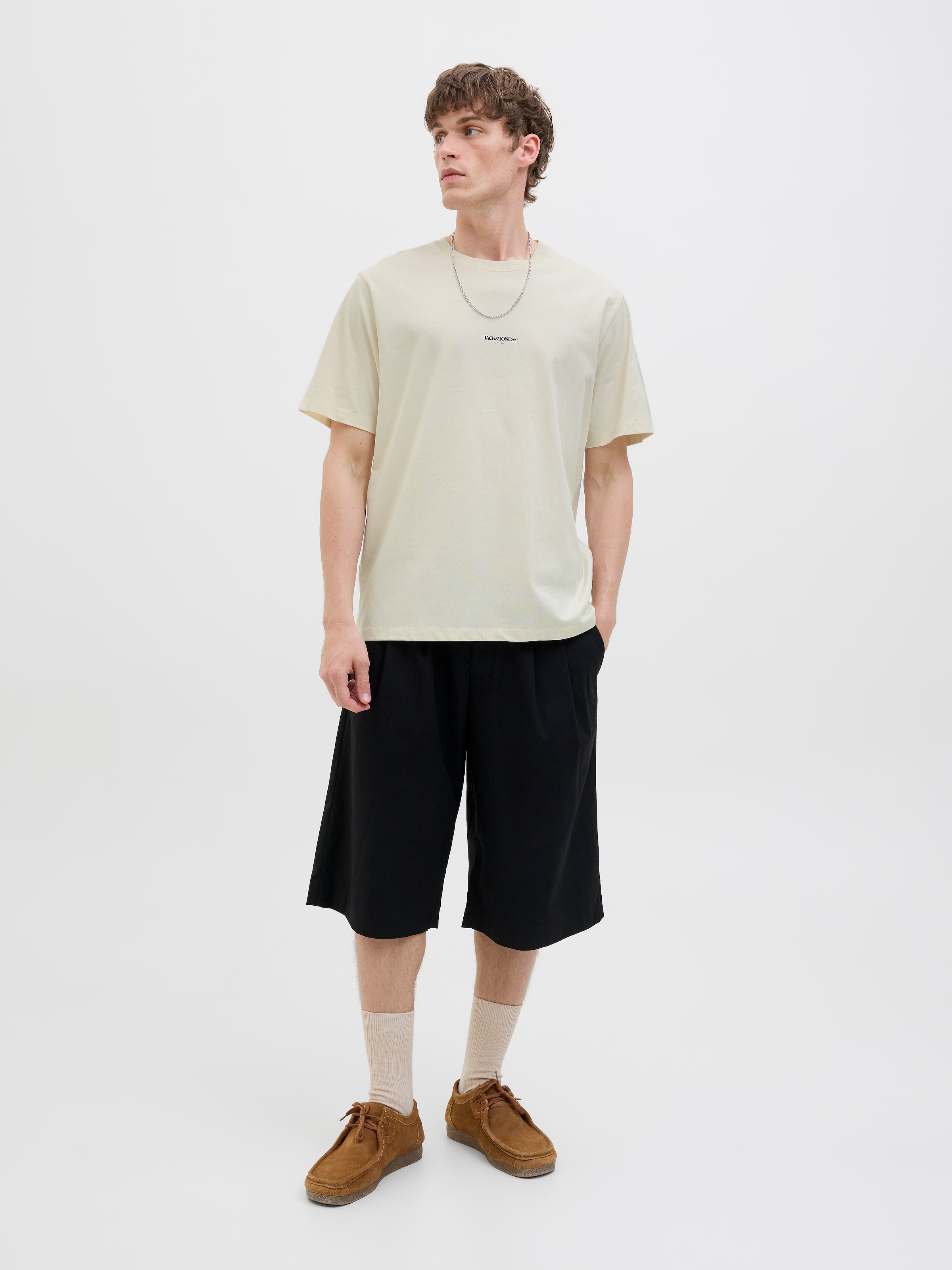 Jack & Jones Print-Shirt »JORTAVIRA POSTER TEE SS CREW NECK«, mit Backprint