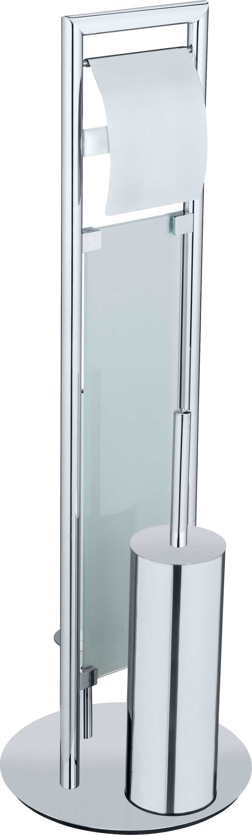 WENKO WC-Garnitur »Sulmona«, aus Edelstahl-Polypropylen, mit Silikon- Bürstenkopf online bei OTTO