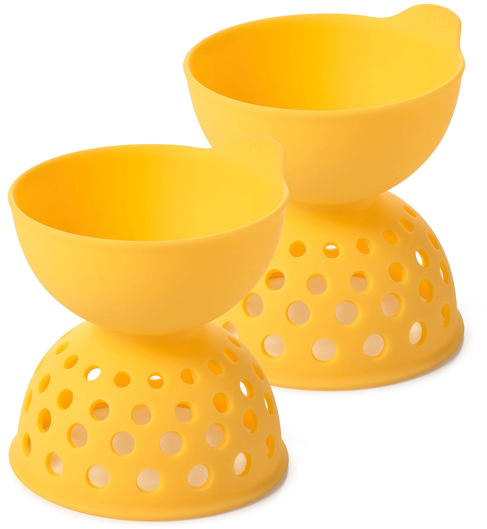 Preisvergleich für OXO Good Grips Eier-Pochierer, (Set, 2 St.), Silikon –  perfekt pochierte Eier, in der Farbe Gelb, GTIN: 0719812682259 | Ladendirekt
