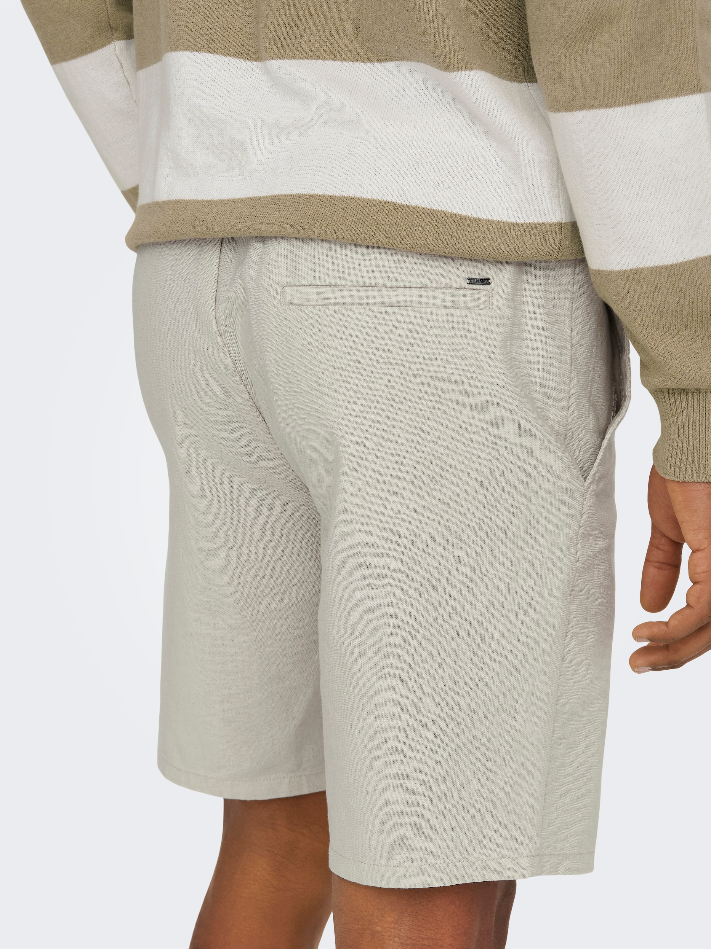 ONLY & SONS Shorts »ONSLINUS 0007 COT LIN SHORTS NOOS«