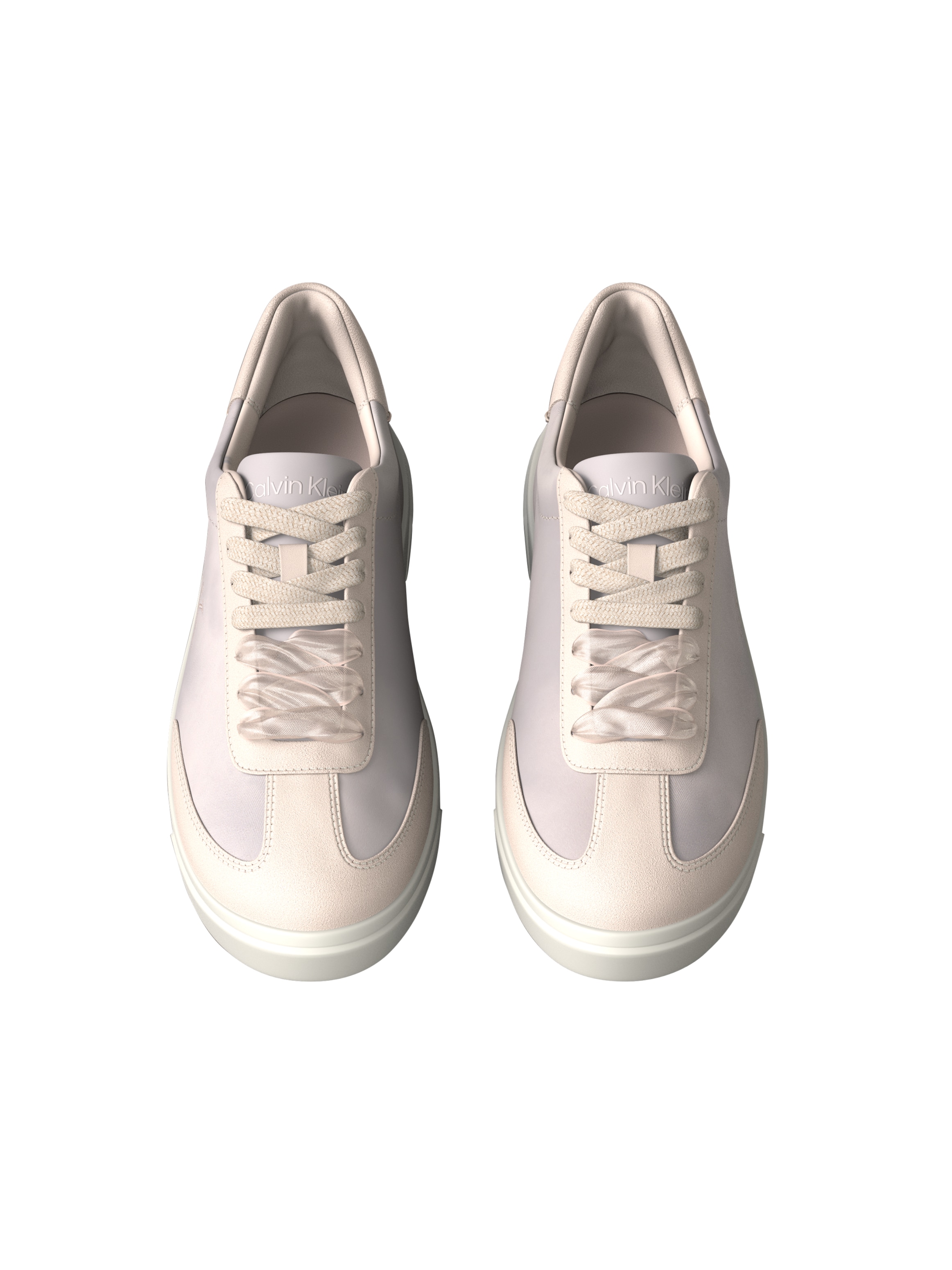 Calvin Klein Plateausneaker »LOW PRO CUPSOLE WT SATIN MIX«  Freizeitsneaker, Halbschuh mit zwei Schnürsenkelarten