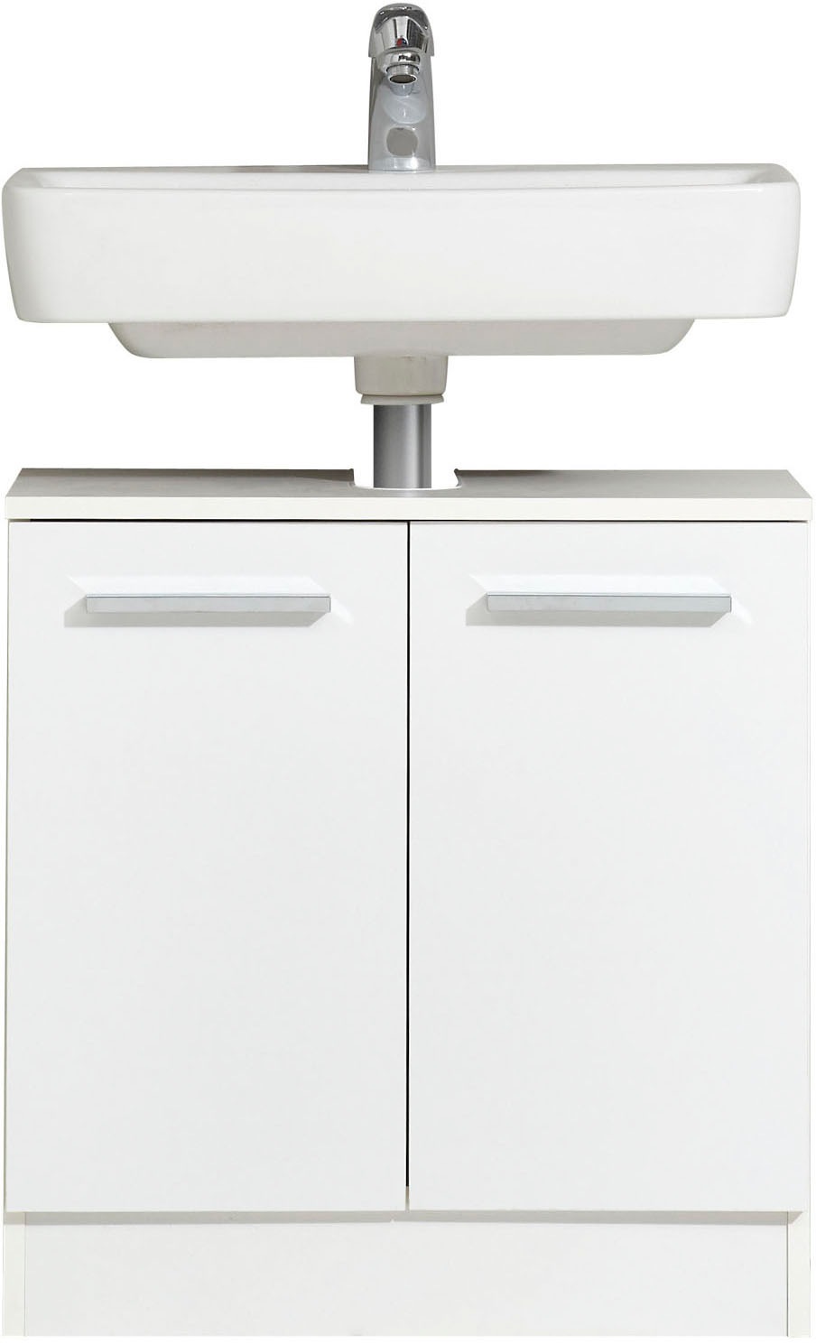 Saphir Badmöbel-Set »Quickset 335 7-teilig, Waschbeckenunterschrank mit LED-Spiegelschrank«, (7 St.), Hochschrank, Unterschränke, Hängeschränke, inkl. Türdämpfer, 13 Türen
